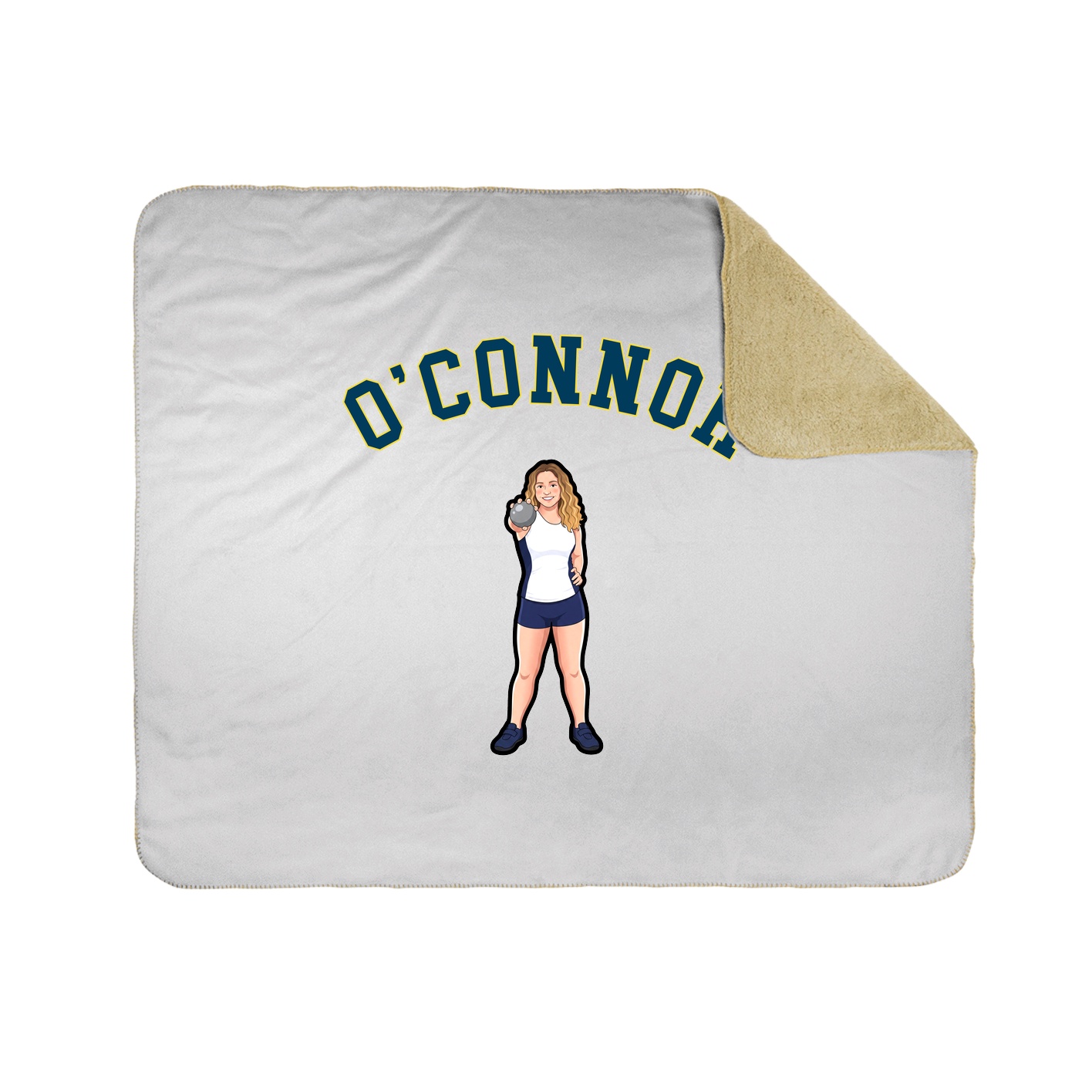 Throw Blanket — Shirsey Arch in White