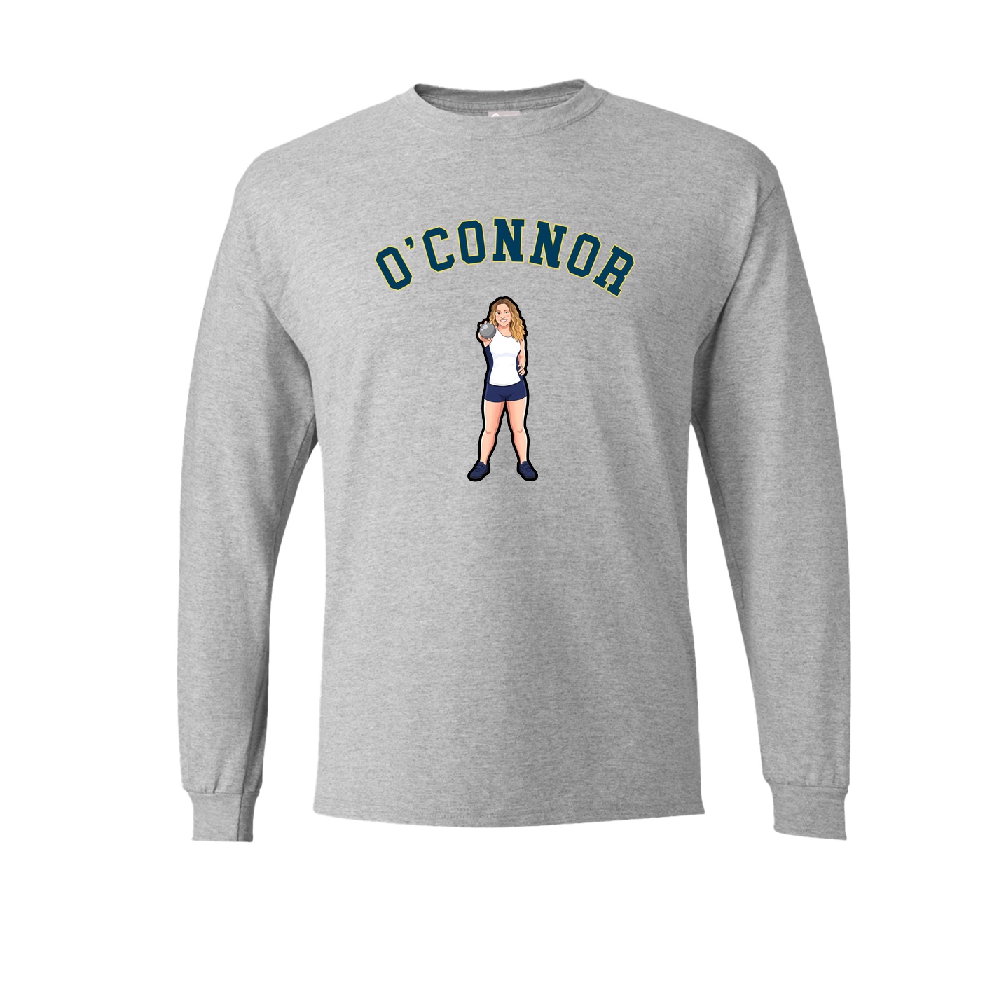 Long Sleeve Tee — Shirsey Arch in Grey