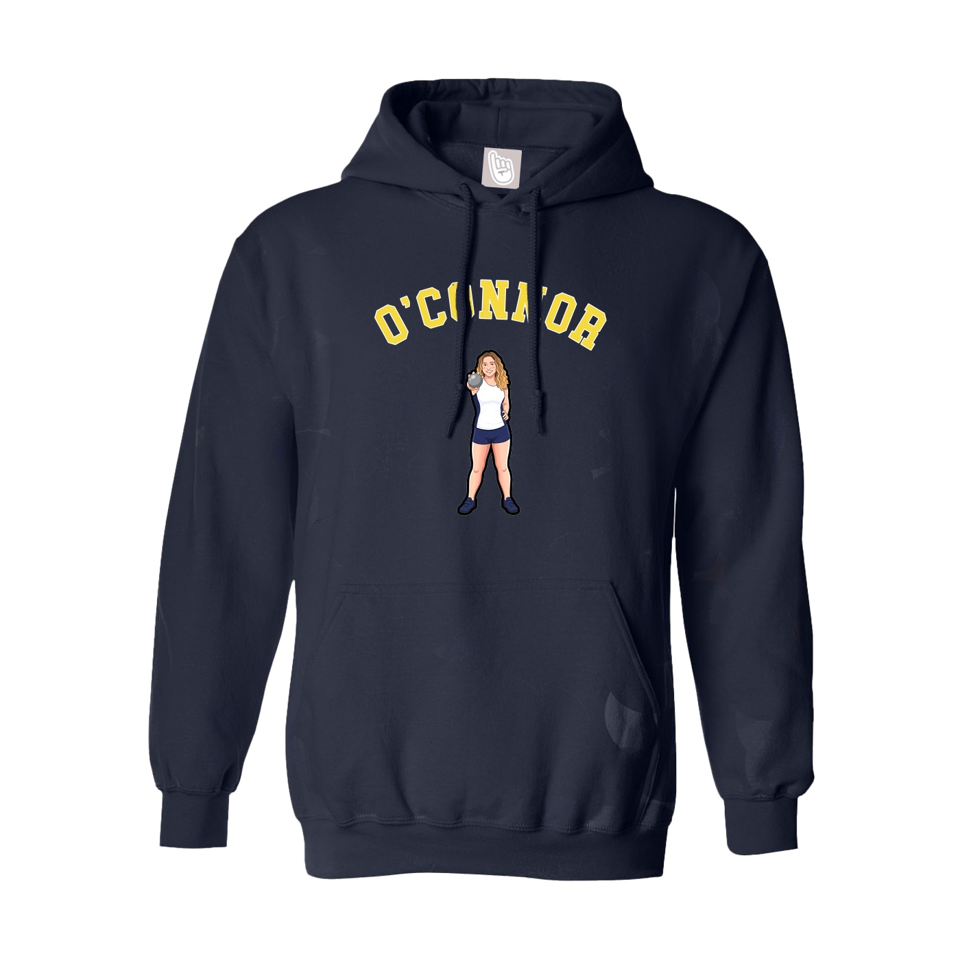 Youth Hoodie — Shirsey Arch in Navy
