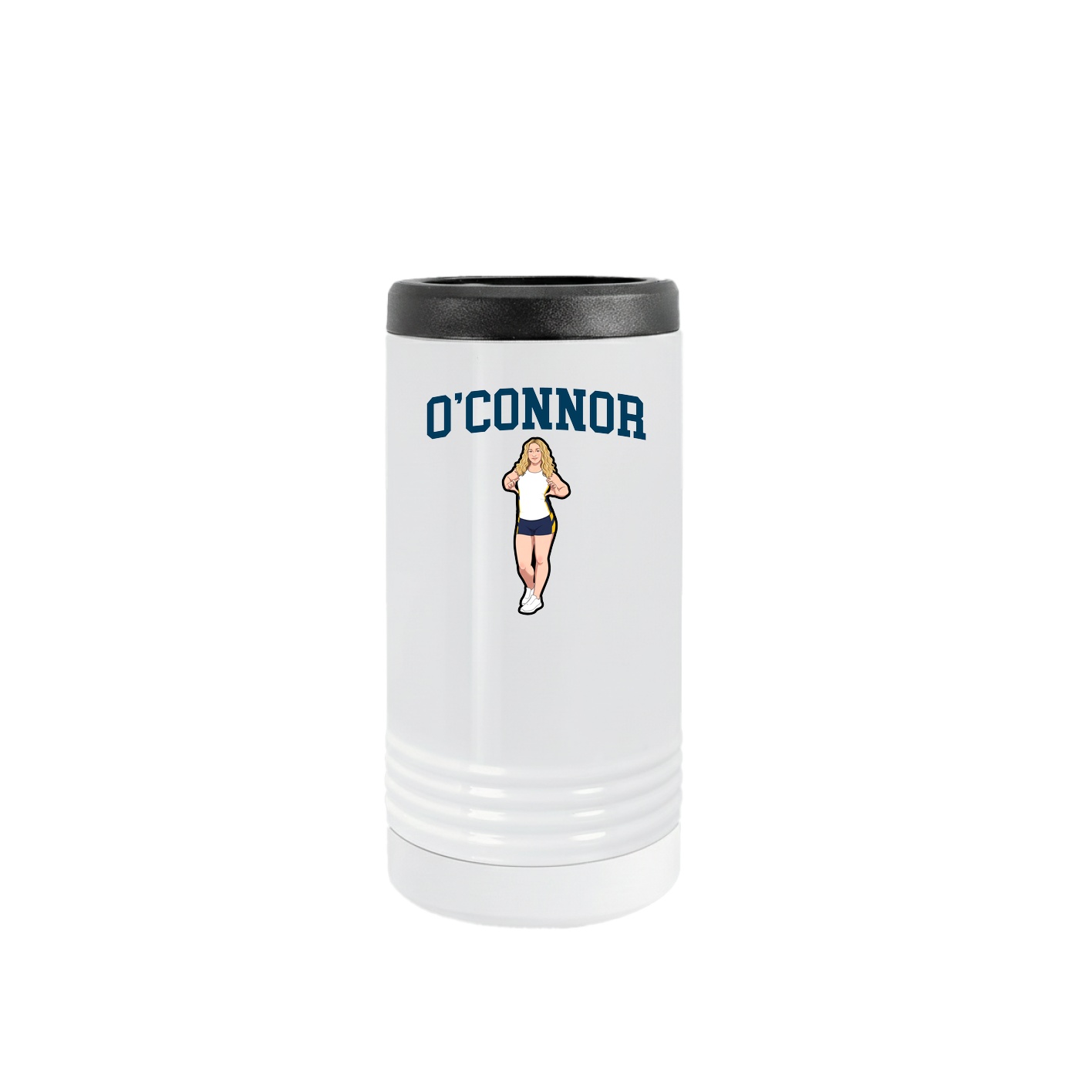 Slim Beverage Holder — Shirsey in White