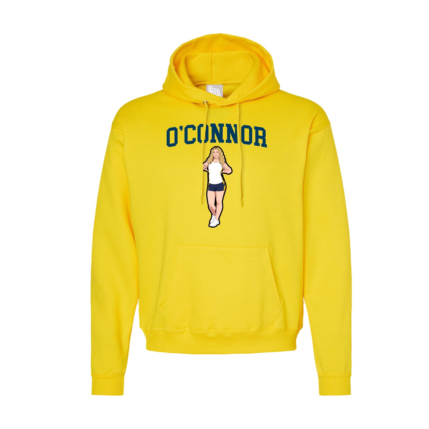 Hoodie — Shirsey in Yellow