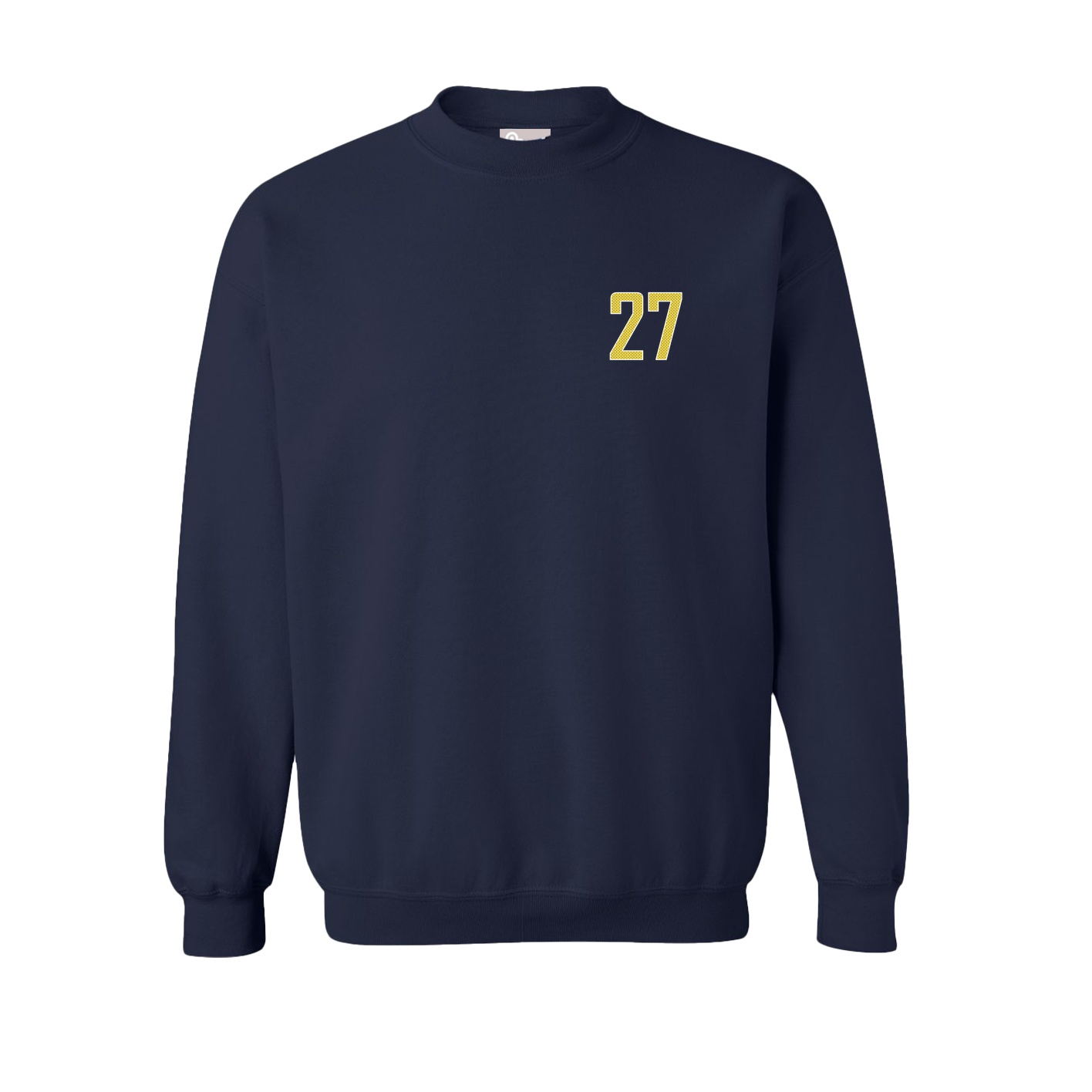 Fleece Crew — Front Shirsy in Navy