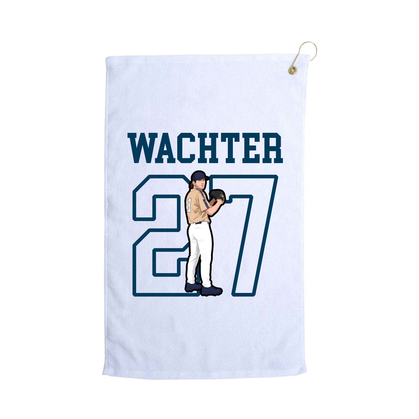 Golf Towel — Shirsey in White