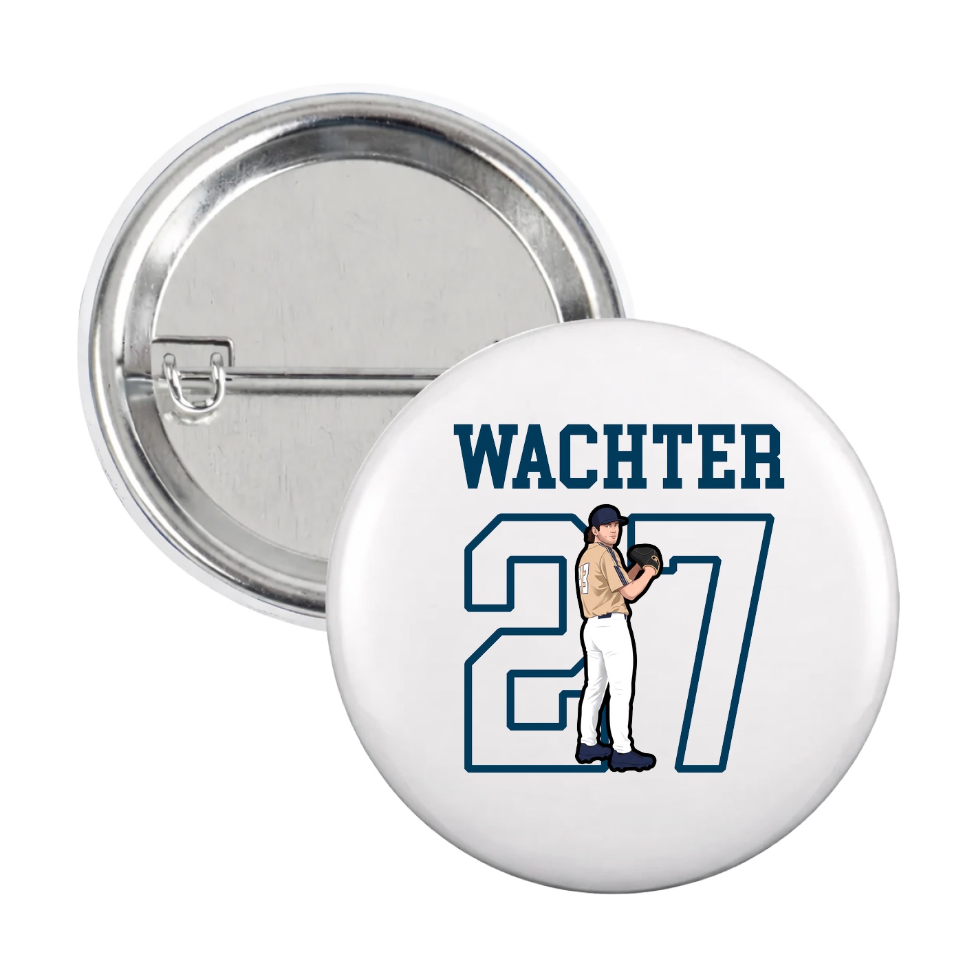 Game Day Button — Shirsey in White