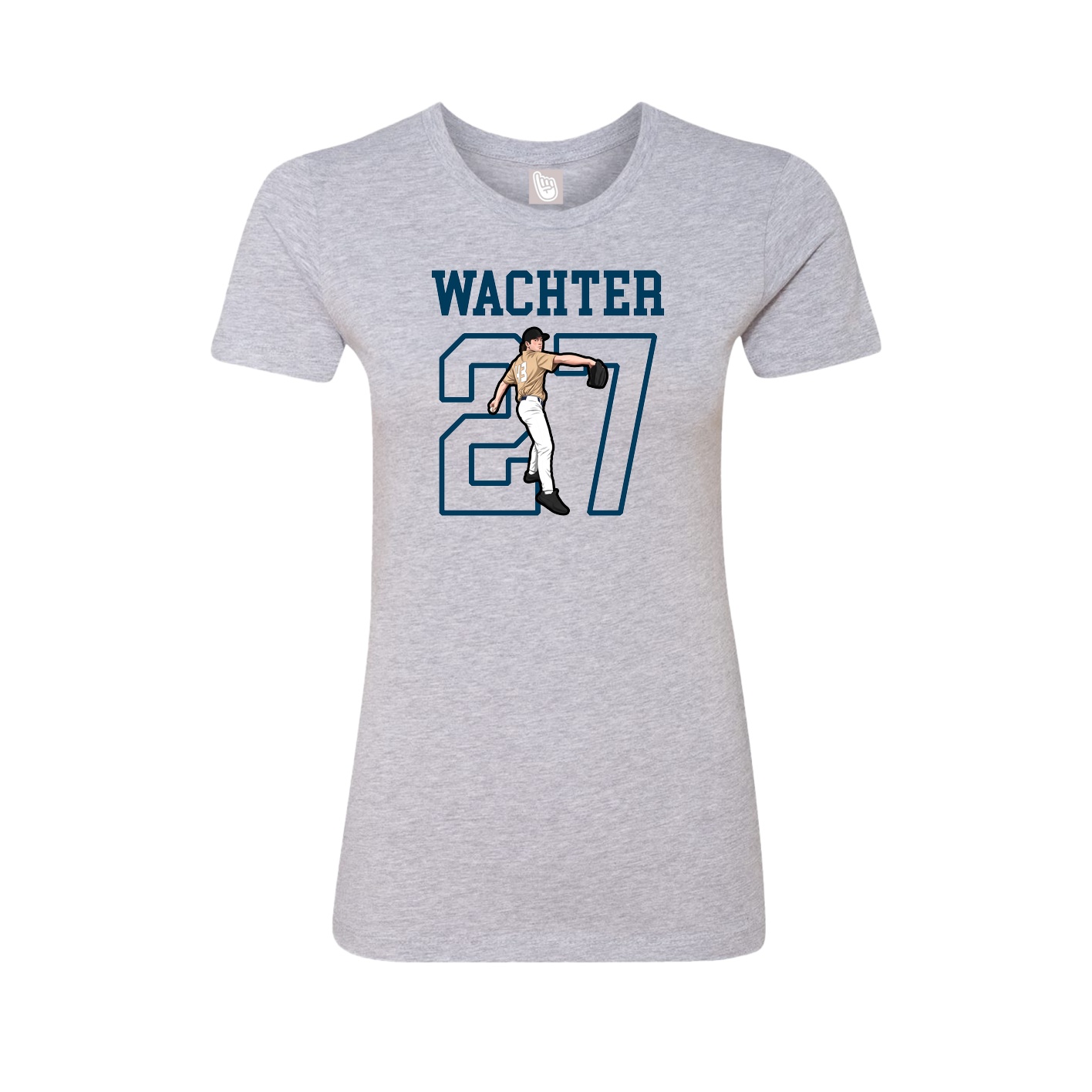 Fitted Women's Tee — Shirsey in Grey