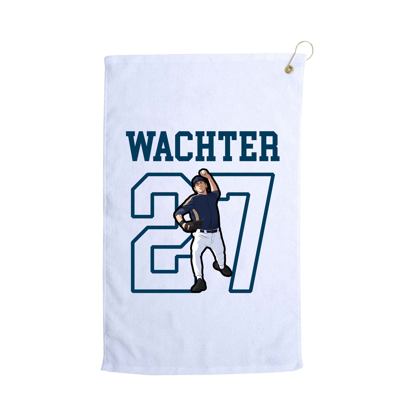 Golf Towel — Shirsey in White