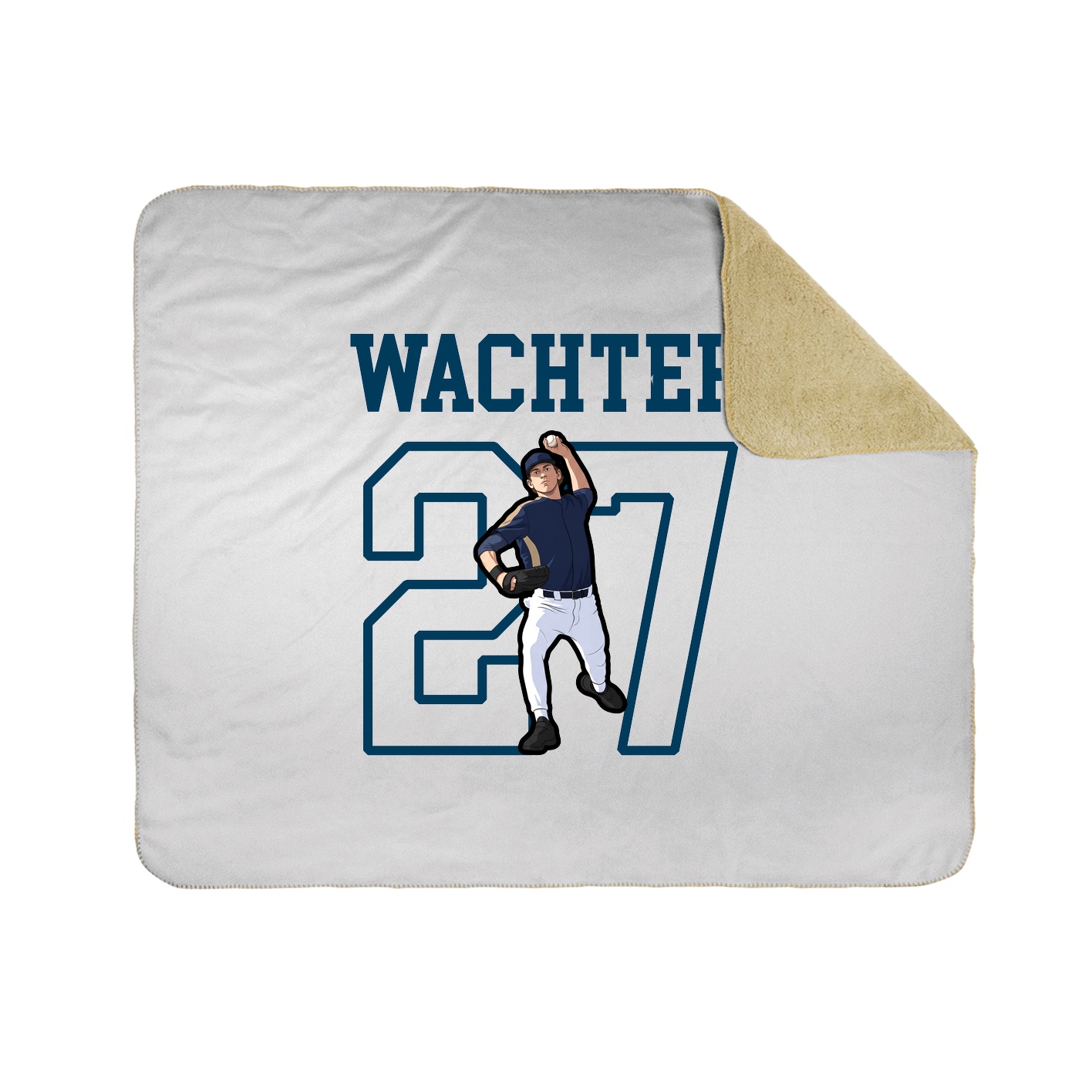 Throw Blanket — Shirsey in White