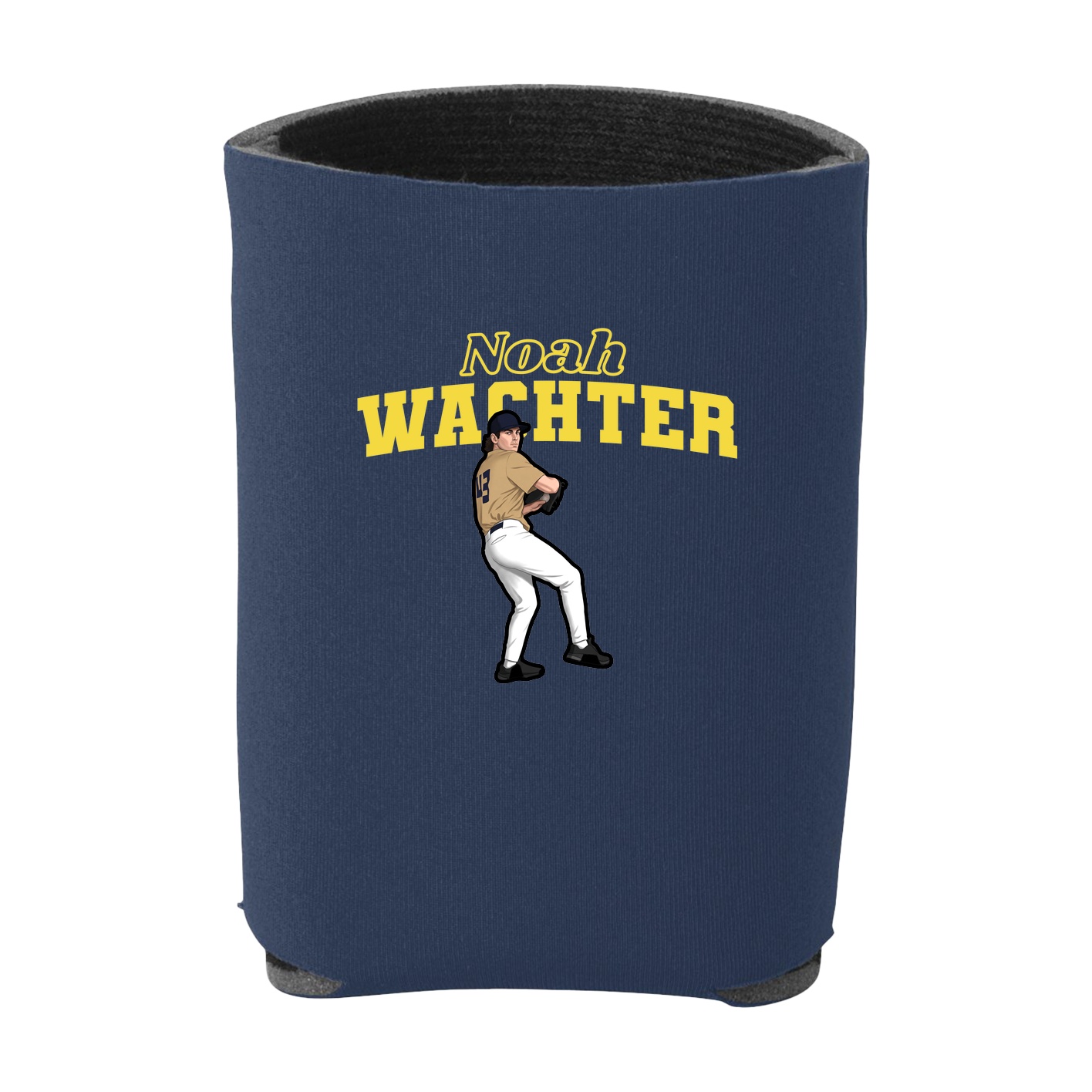 Can Holder — Name Arch in Navy