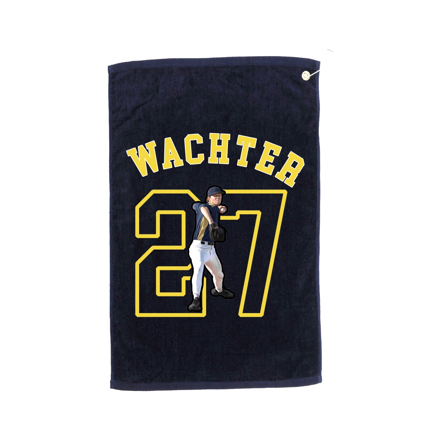 Golf Towel — Shirsey Arch in Navy