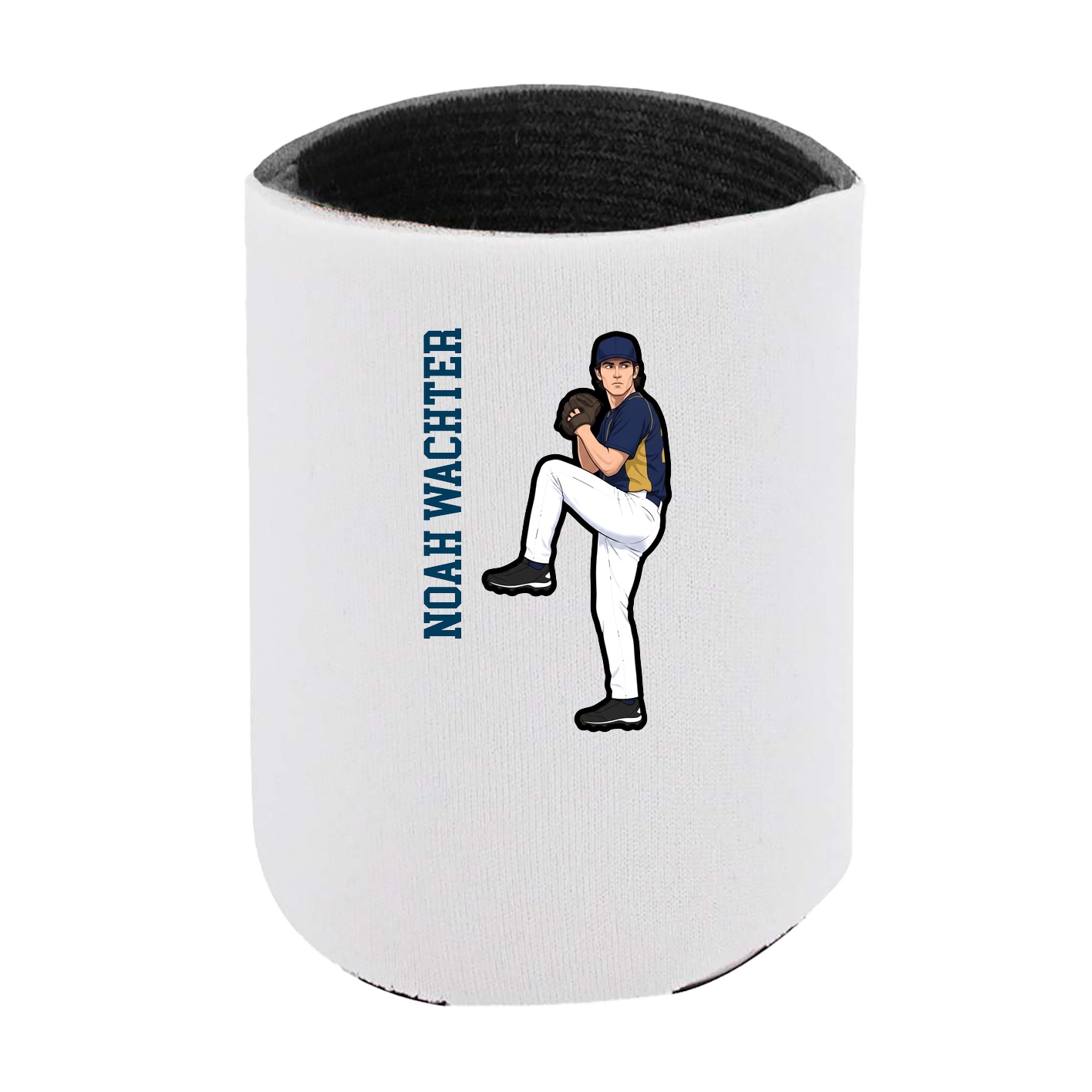 Can Holder — Name Vertical in White