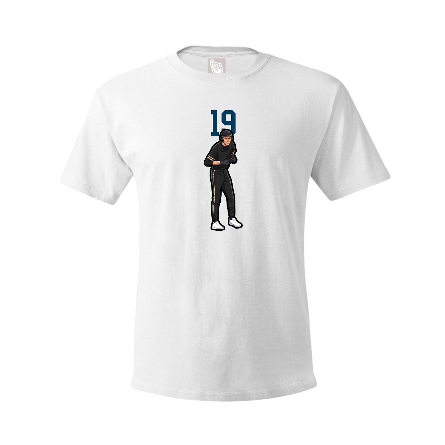 Tee — Number Top in White