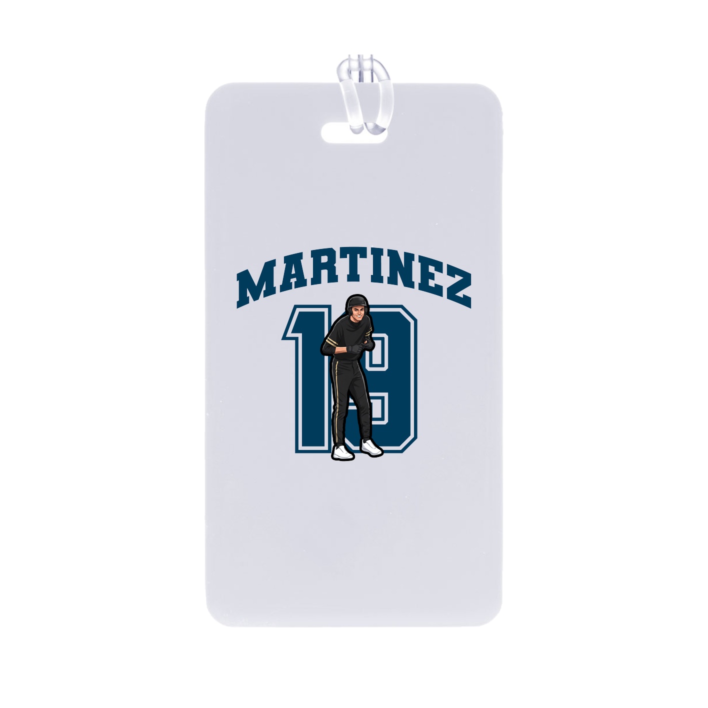 Bag Tag — Number in Classic