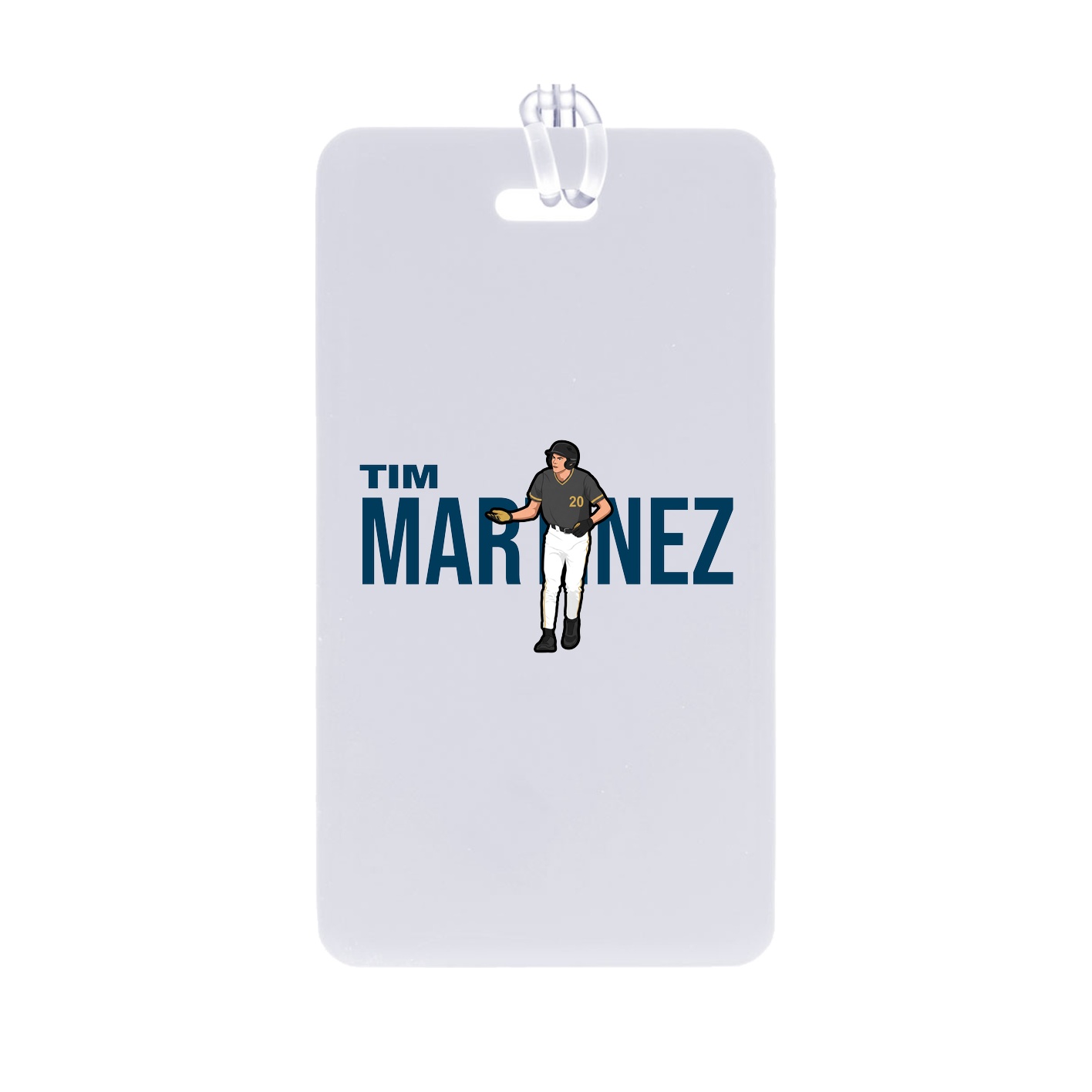 Bag Tag — Player Name in Classic