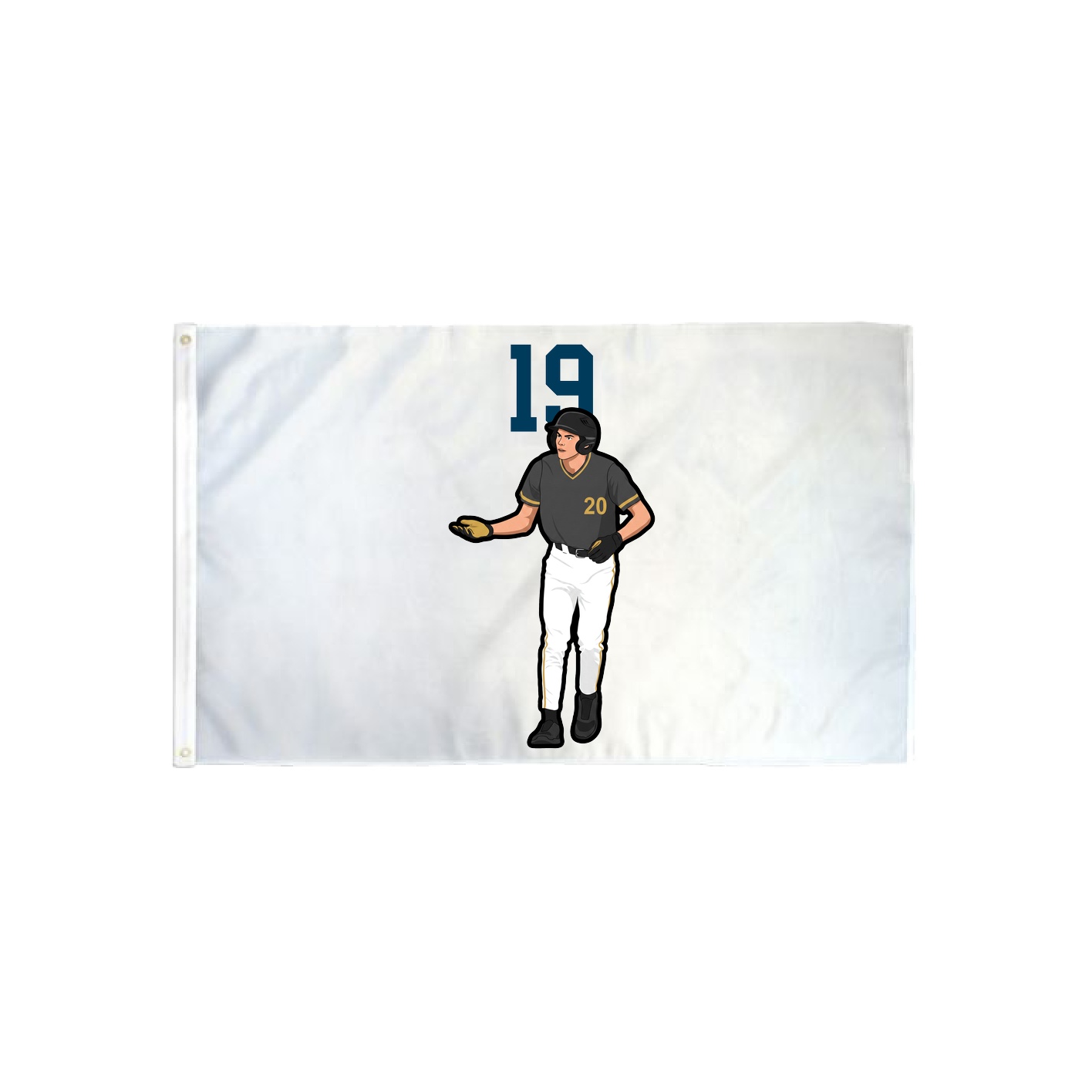 3x5 Flag — Number Top in Classic