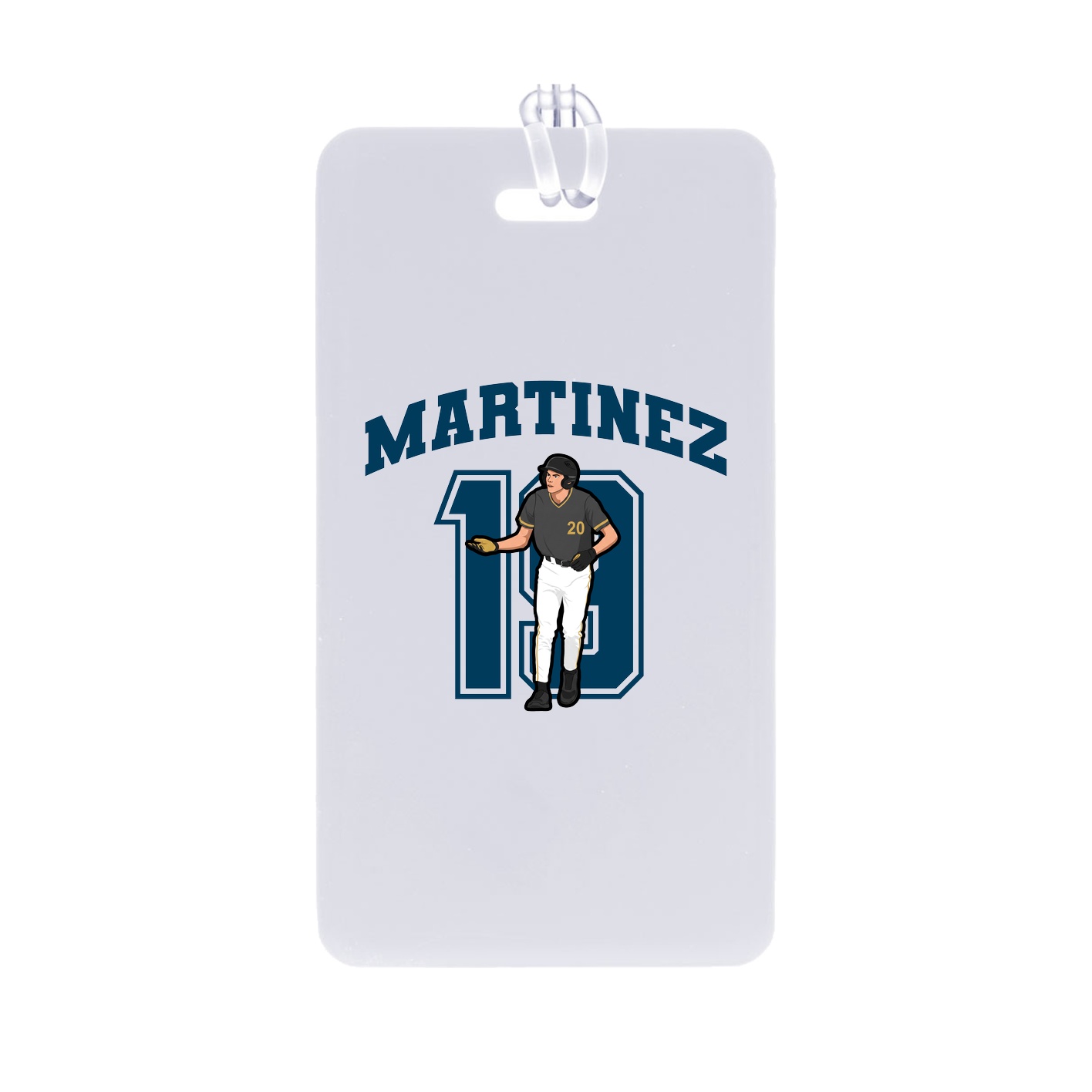 Bag Tag — Number in Classic