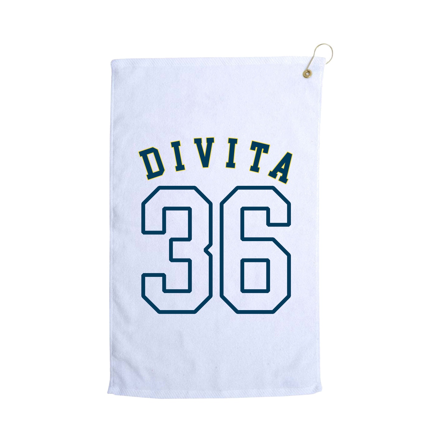 Golf Towel — Shirsey Arch in White