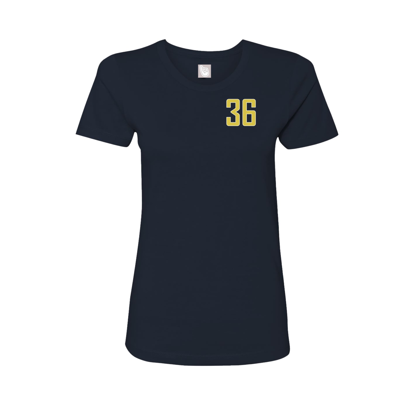 Fitted Women's Tee — Front Shirsy in Navy