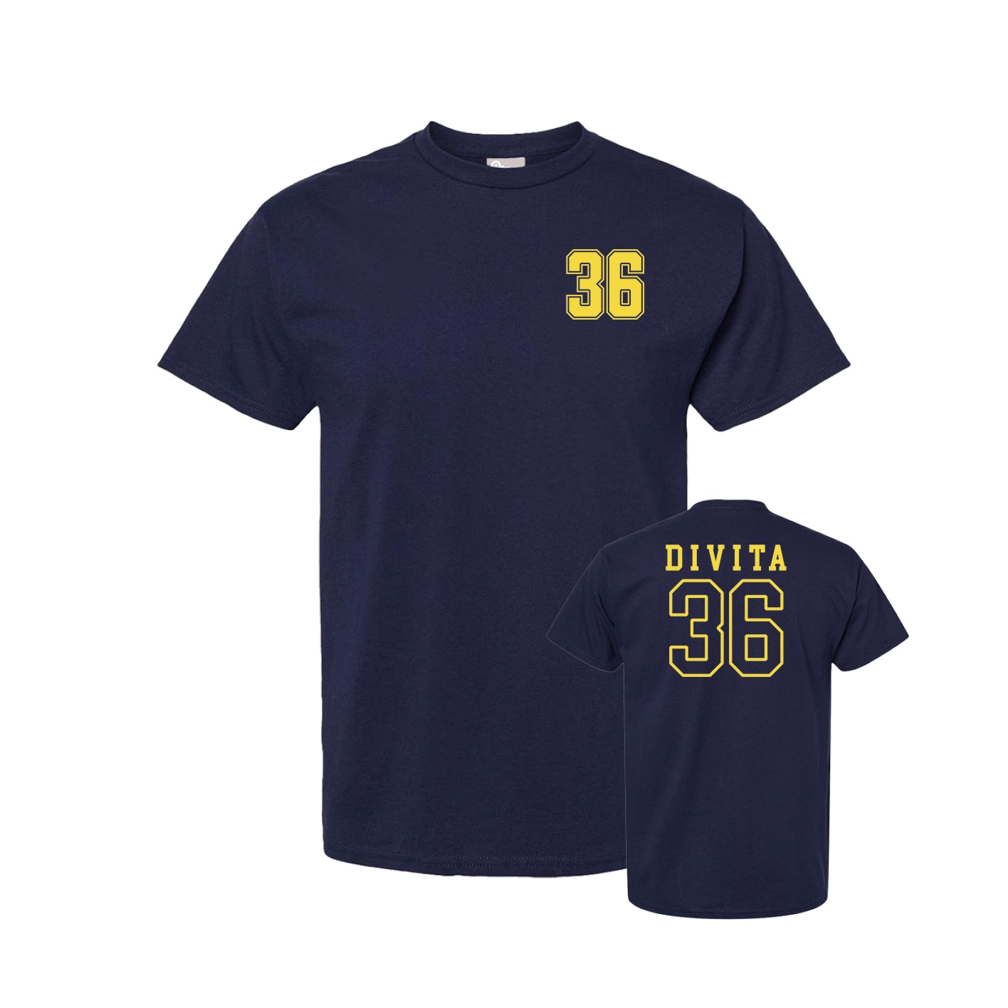 Tee — Chest Back in Navy