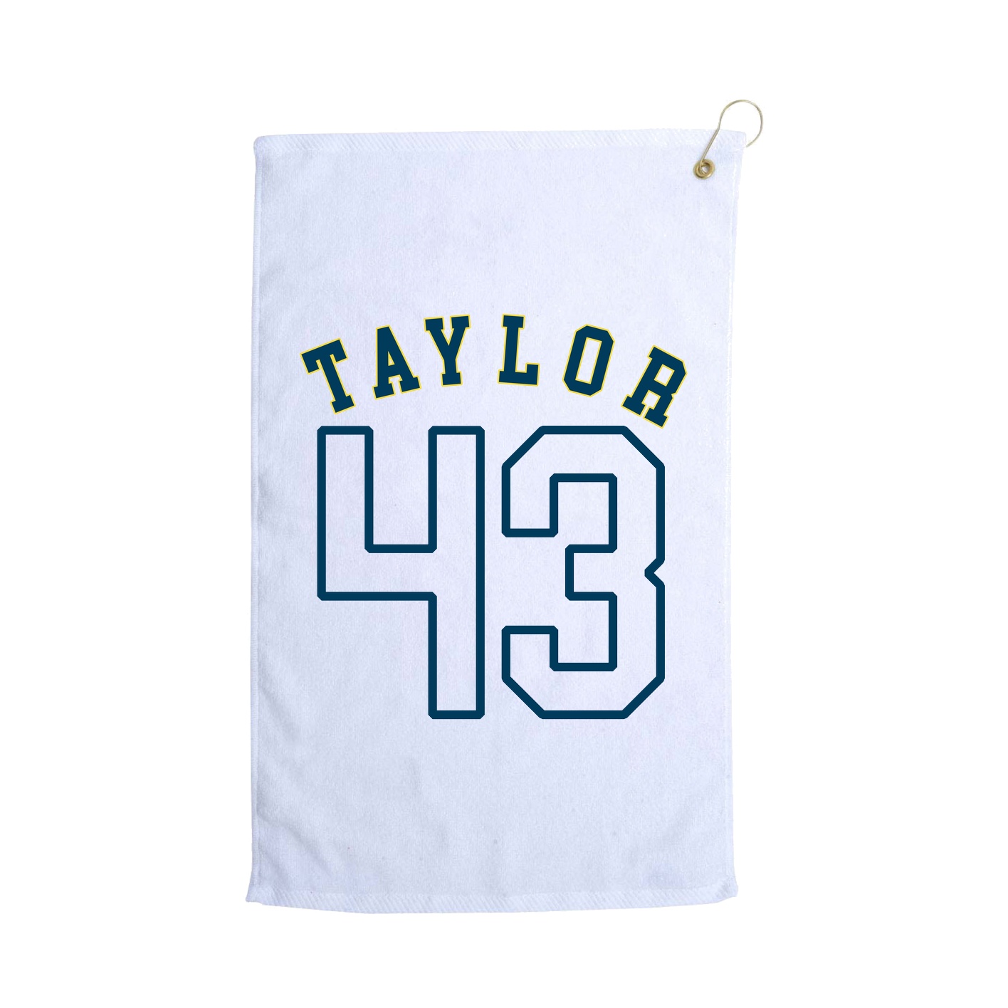 Golf Towel — Shirsey Arch in White