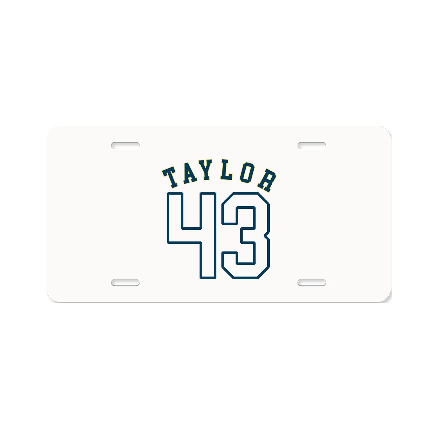 License Plate — Shirsey Arch in Classic