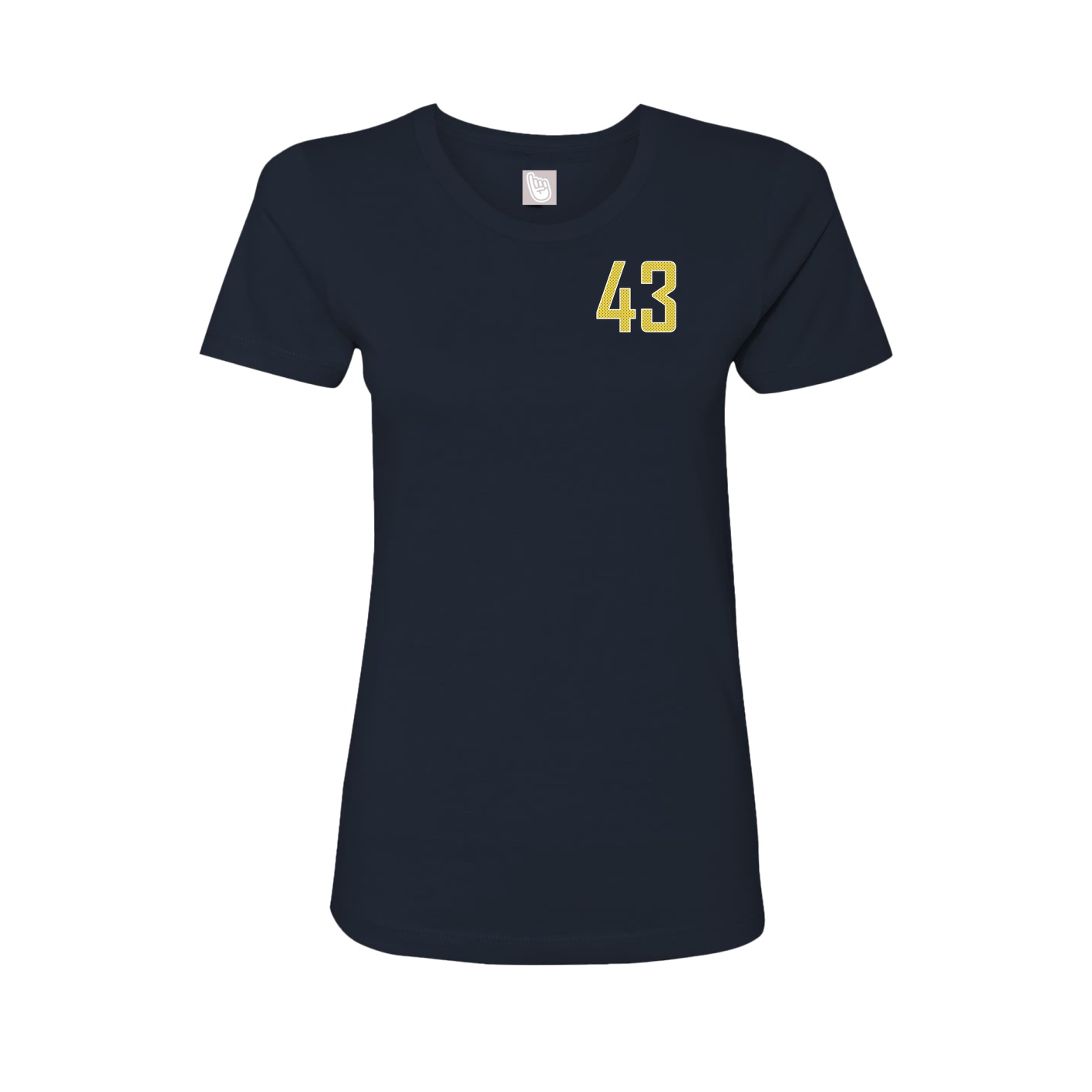 Fitted Women's Tee — Front Shirsy in Navy