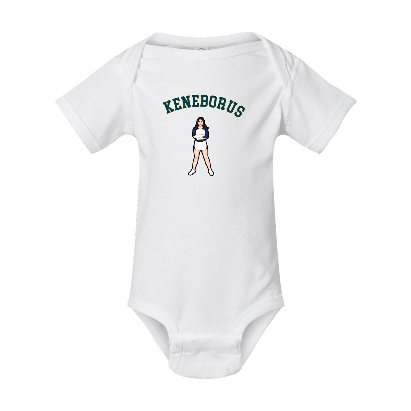 Baby Onesie — Shirsey Arch in White