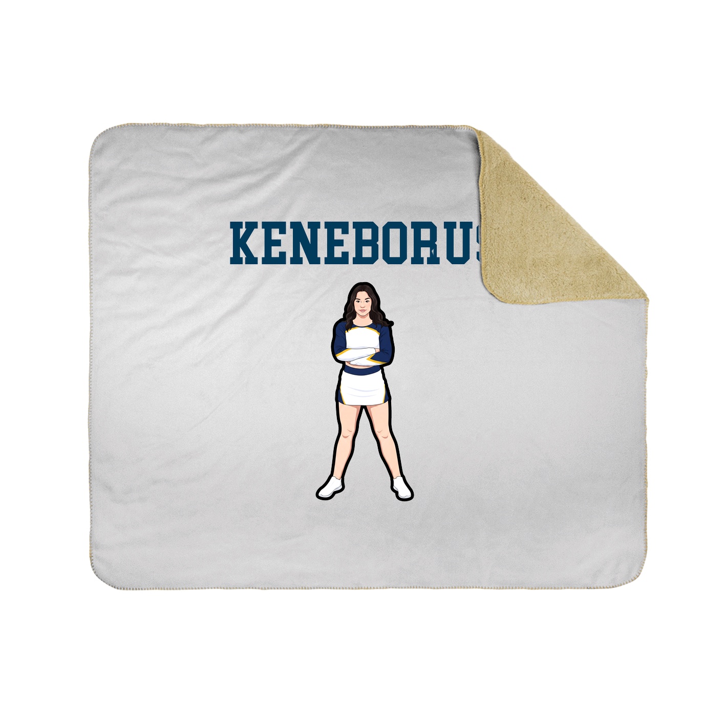 Throw Blanket — Shirsey in White