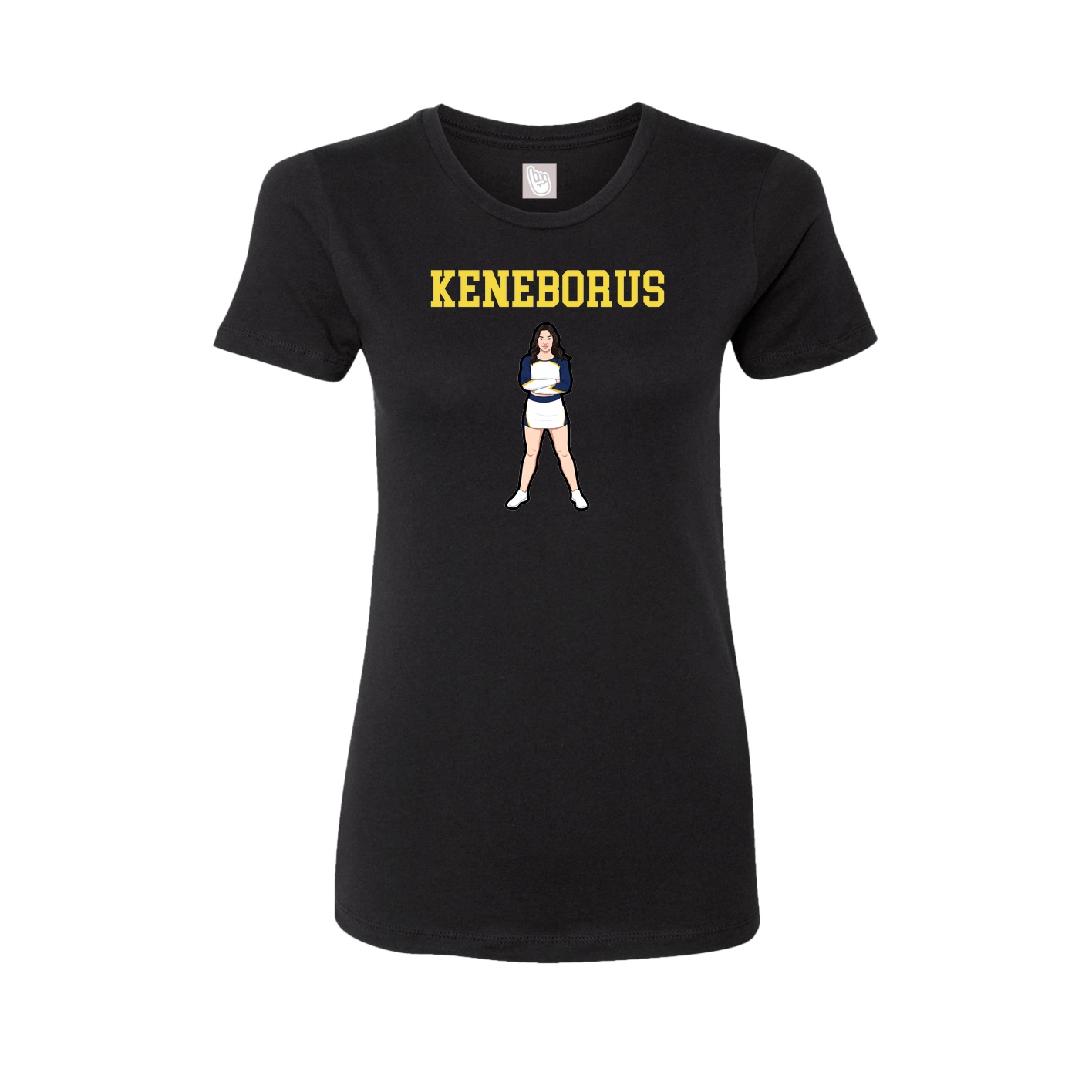 Fitted Women's Tee — Shirsey in Black