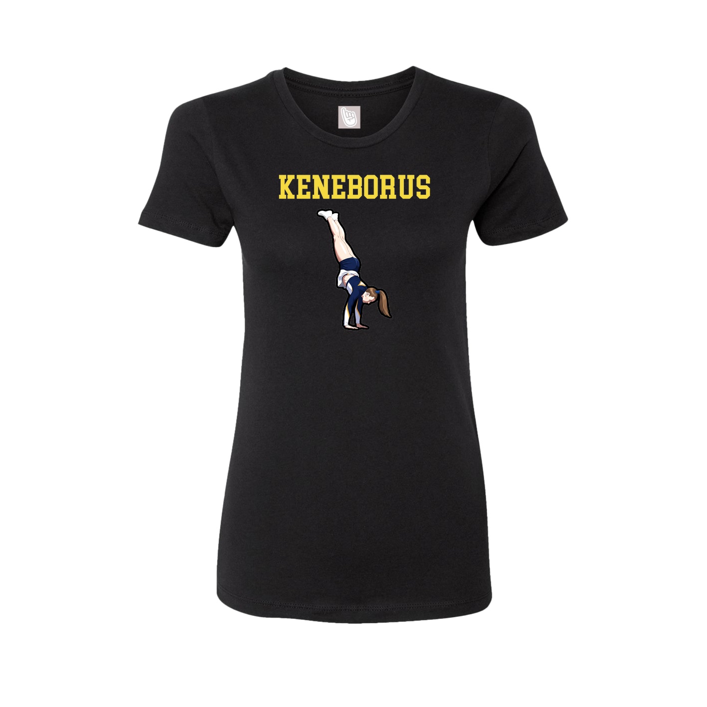 Fitted Women's Tee — Shirsey in Black
