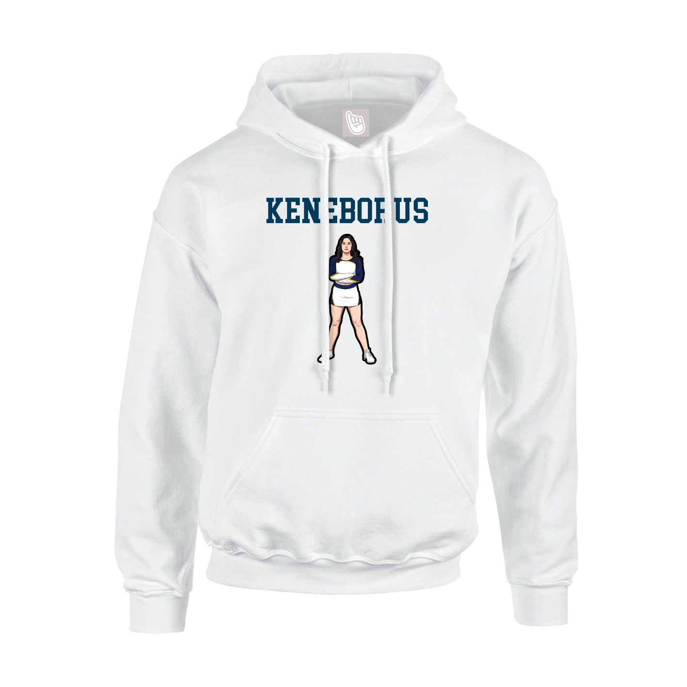 Hoodie — Shirsey in White