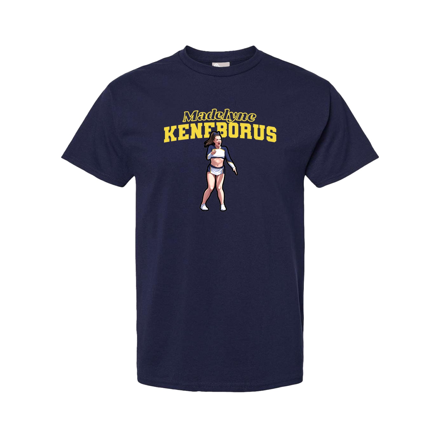 Tee — Name Arch in Navy