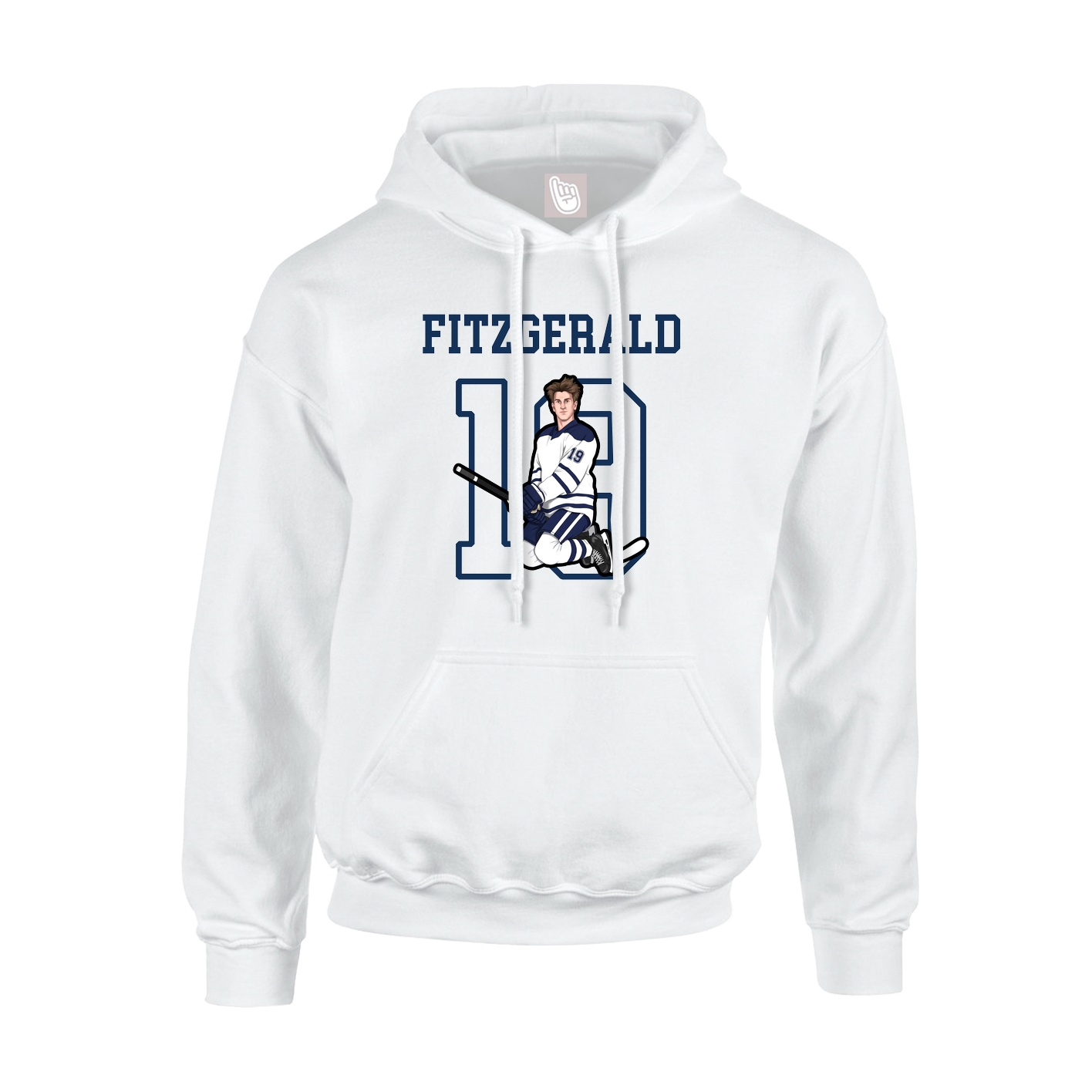 Hoodie — Shirsey in White
