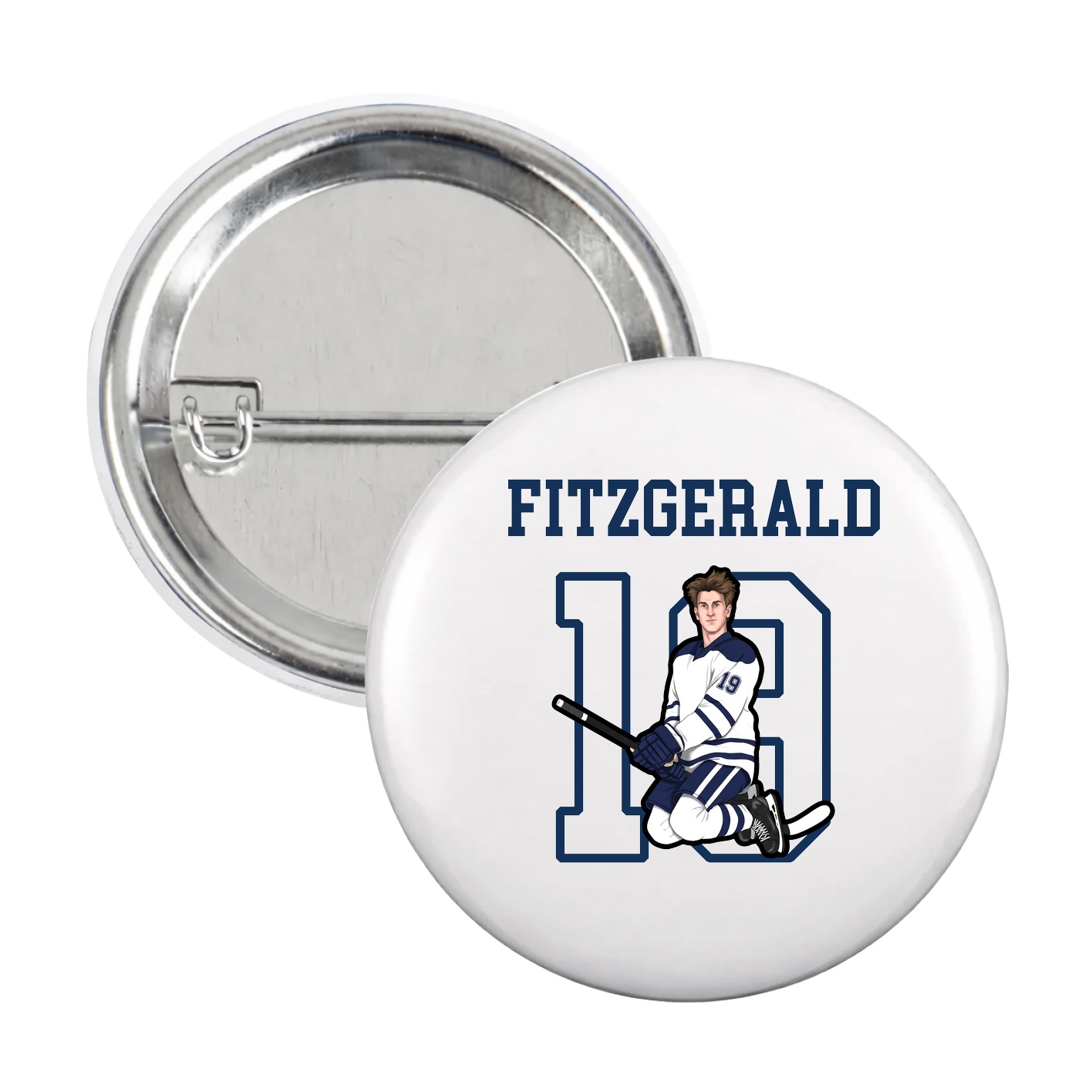 Game Day Button — Shirsey in White