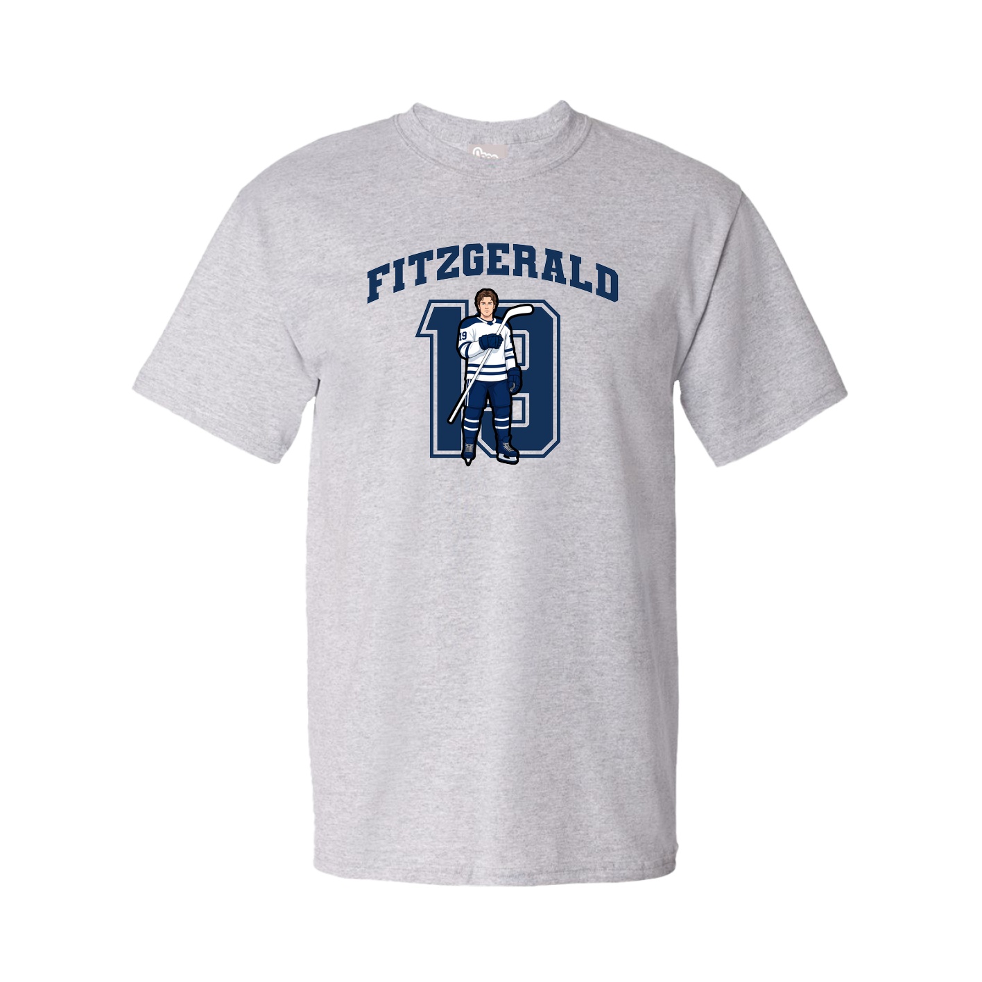Youth Tee — Number in Grey