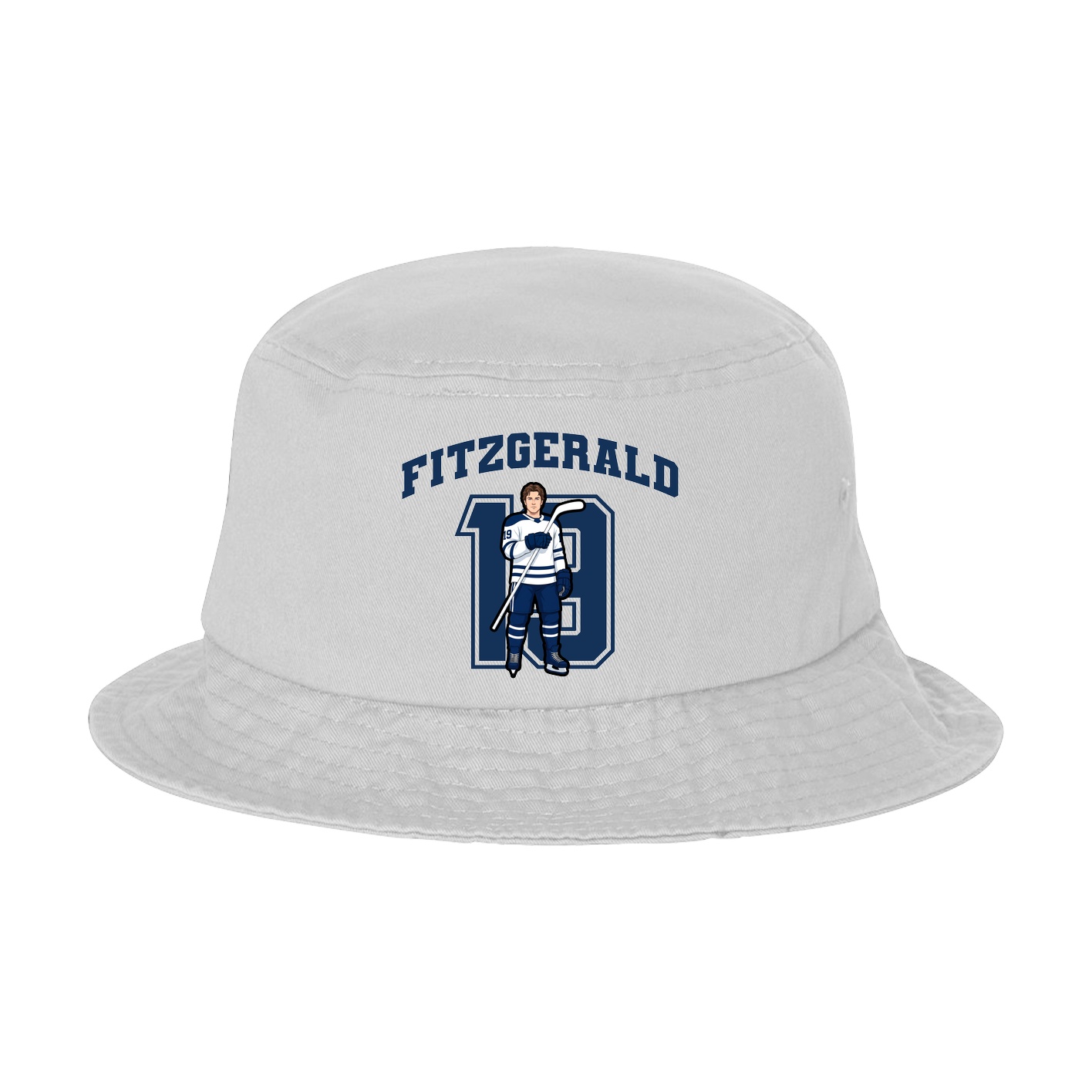 Bucket Cap — Number in White