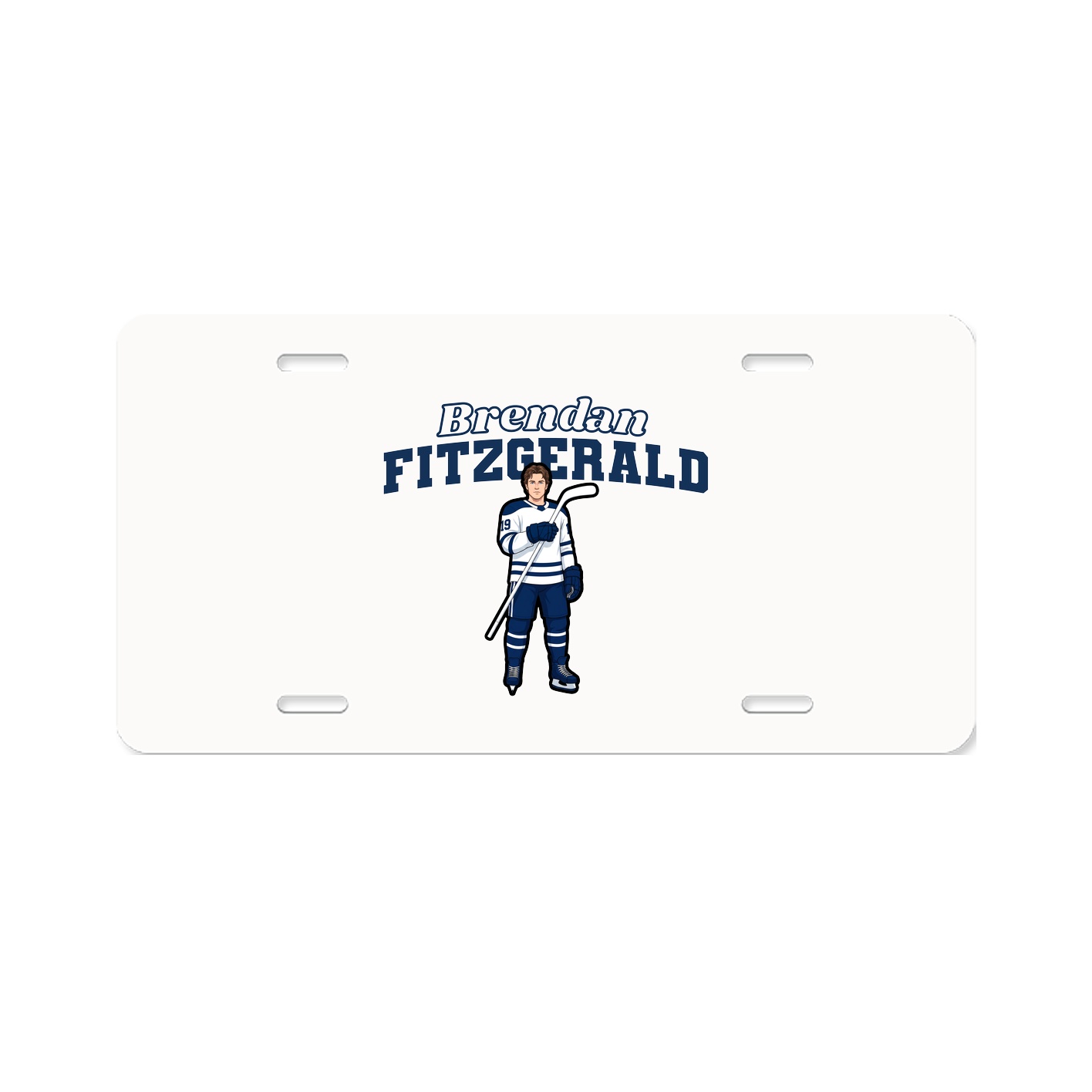 License Plate — Name Arch in Classic