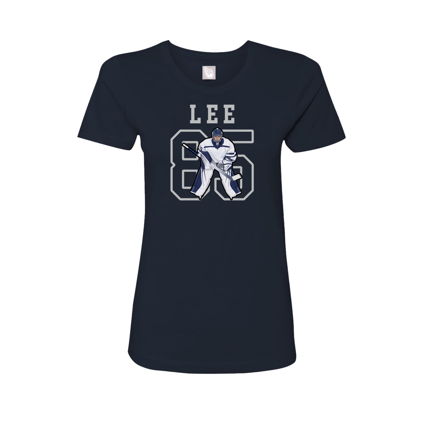 Fitted Women's Tee — Shirsey in Navy