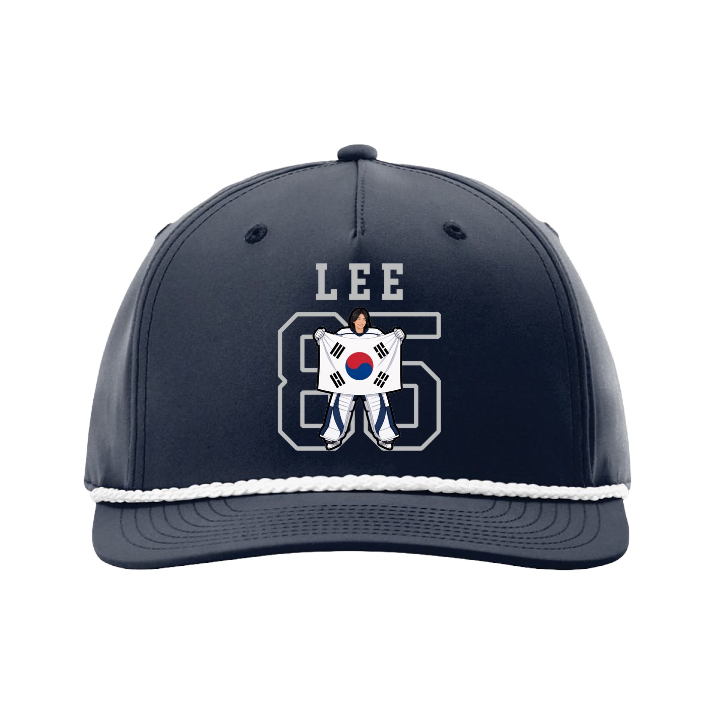 Five-Panel Classic Rope Cap — Shirsey in Navy