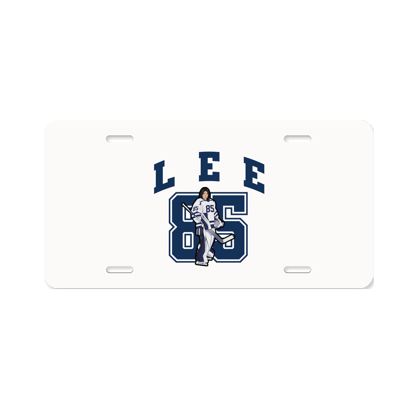 License Plate — Number in Classic