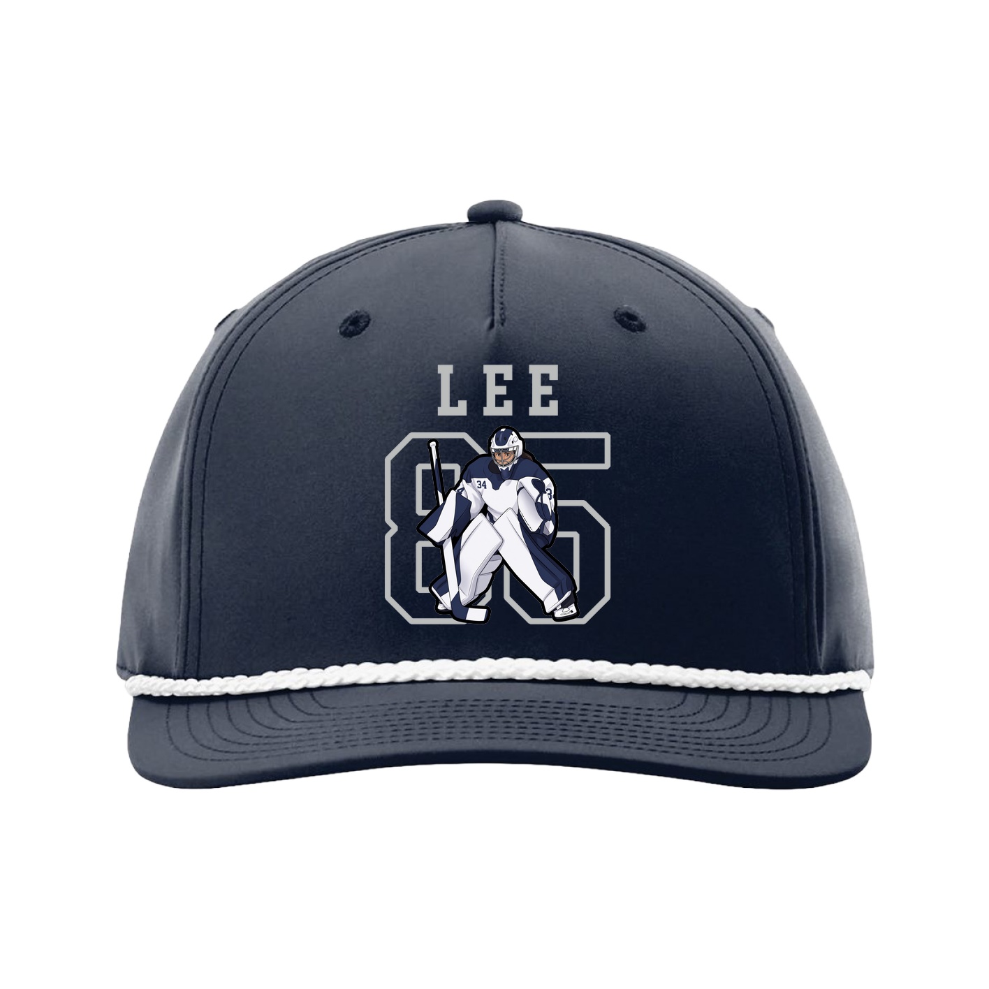Five-Panel Classic Rope Cap — Shirsey in Navy