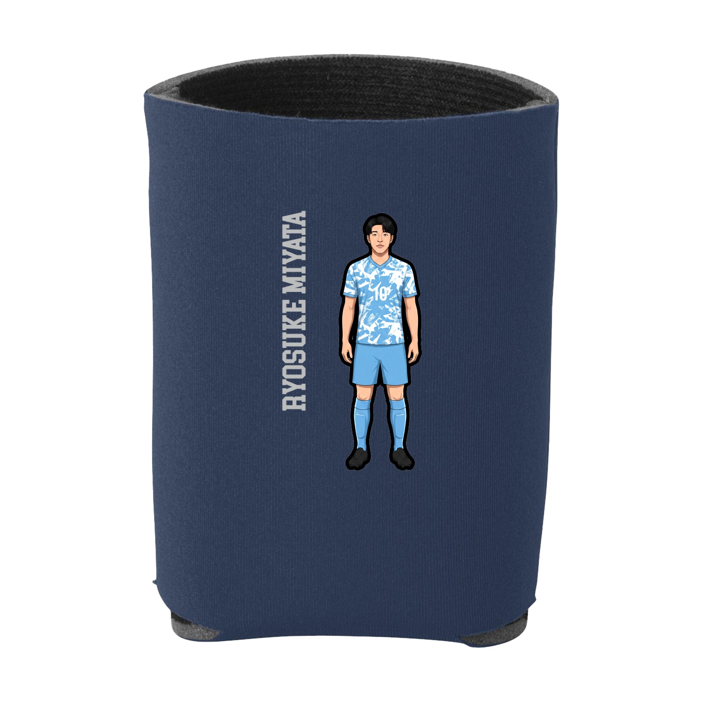 Can Holder — Name Vertical in Navy