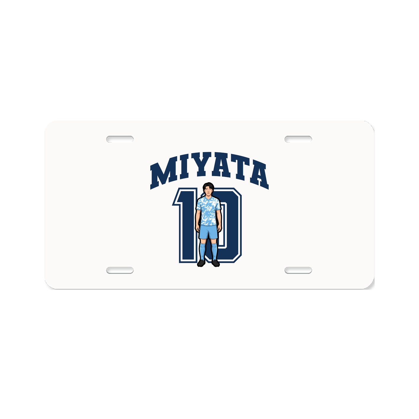 License Plate — Number in Classic