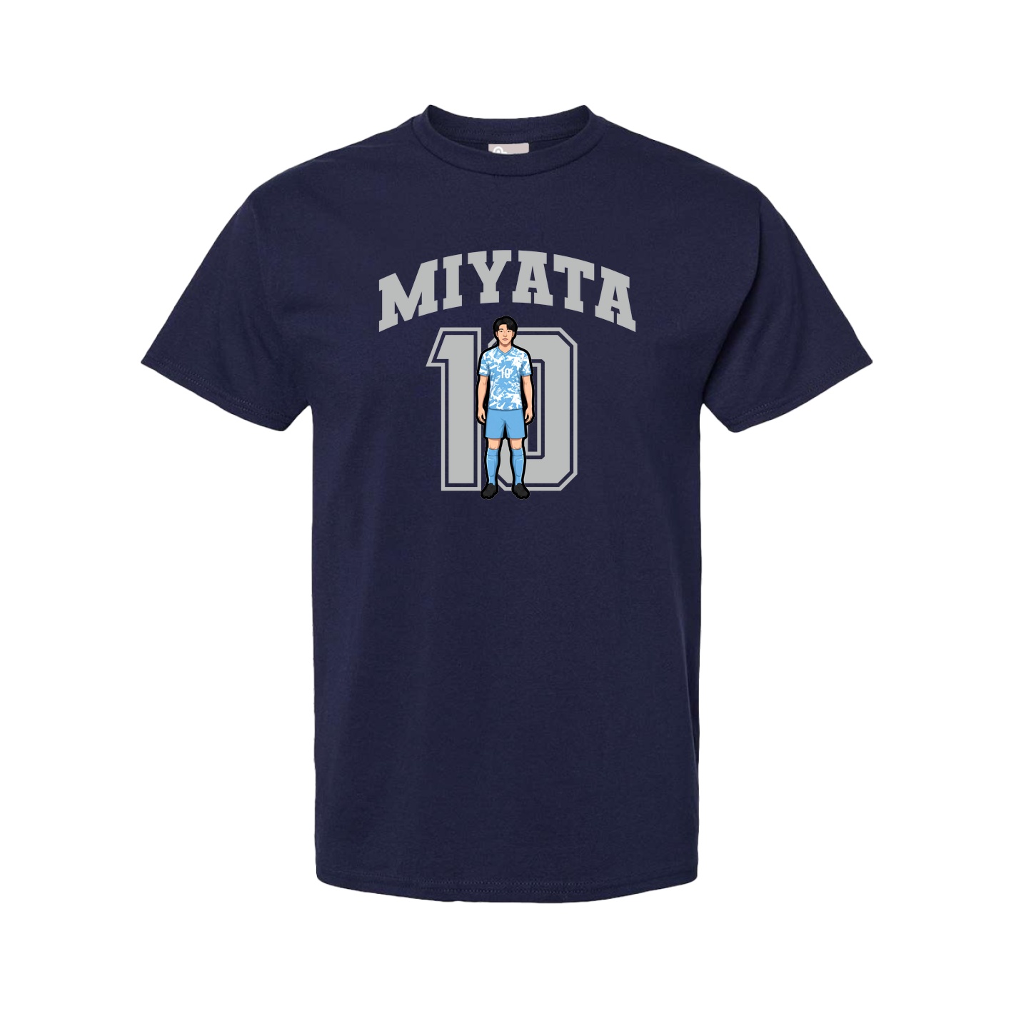 Tee — Number in Navy