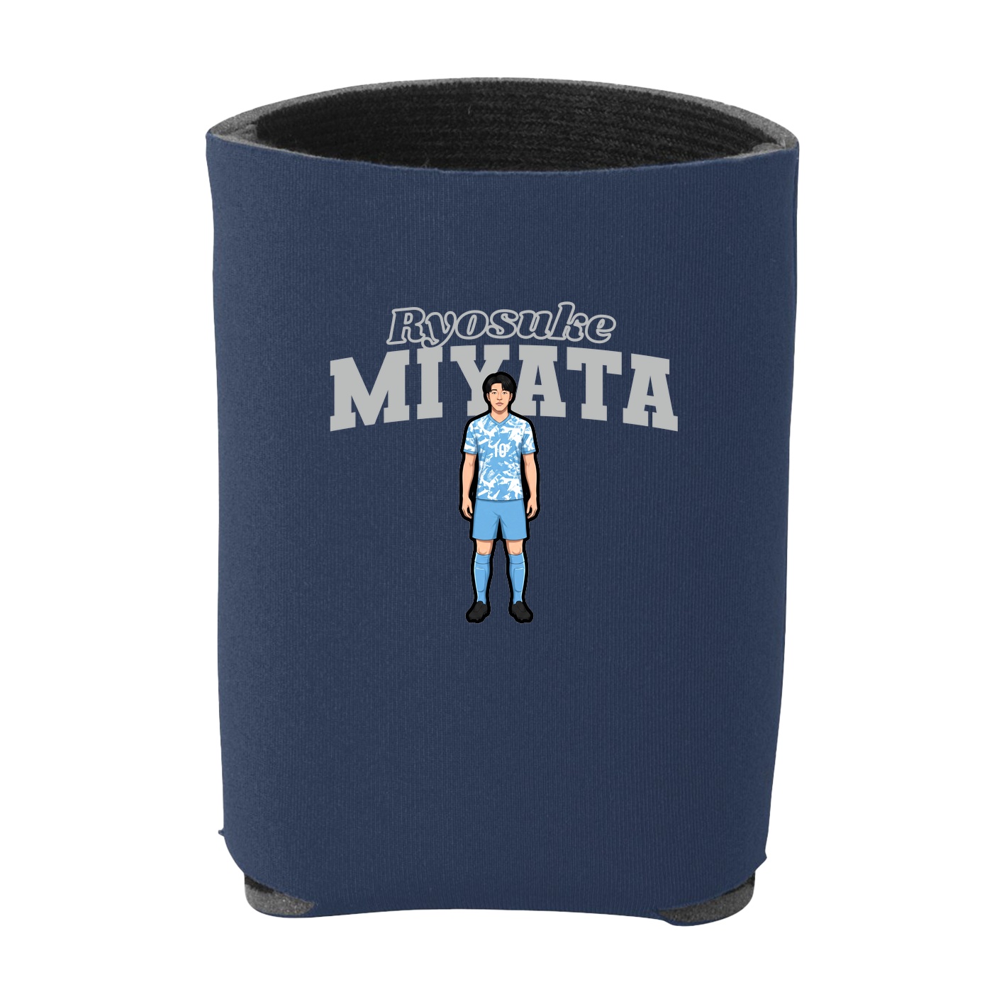 Can Holder — Name Arch in Navy