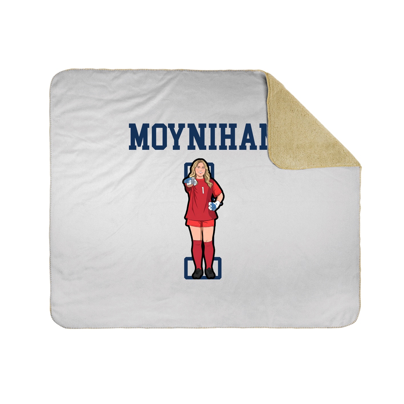 Throw Blanket — Shirsey in White