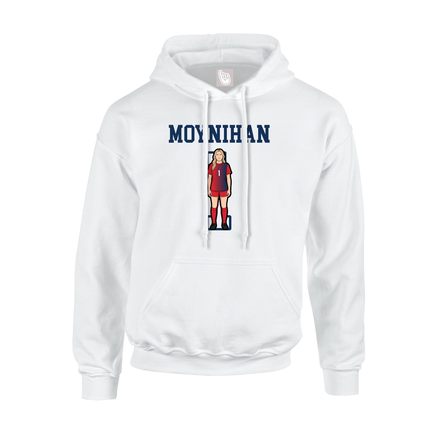 Hoodie — Shirsey in White