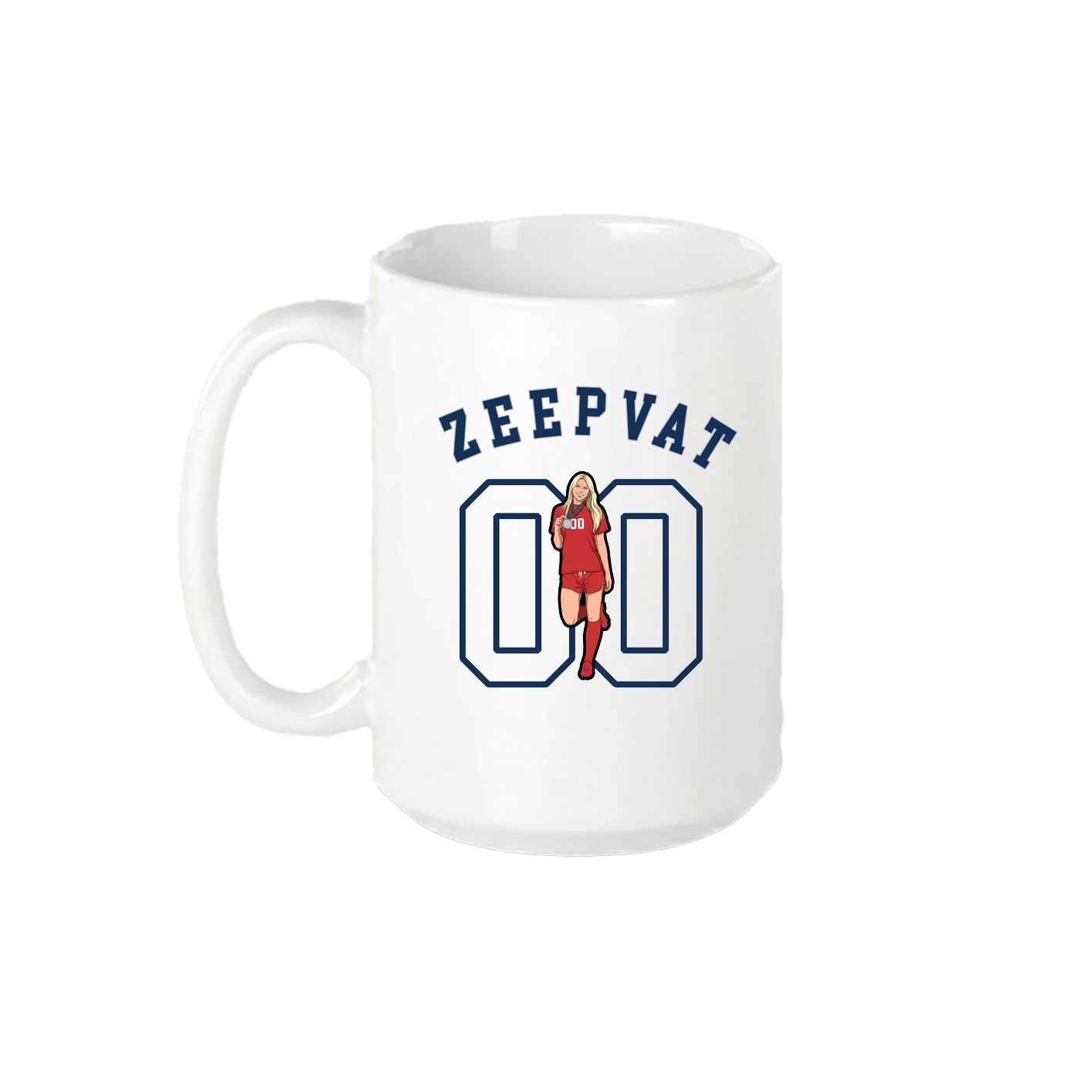 15oz Coffee Mug — Shirsey Arch in White