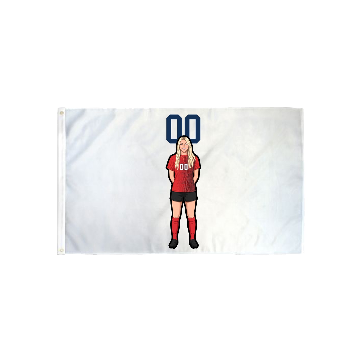 3x5 Flag — Number Top in Classic