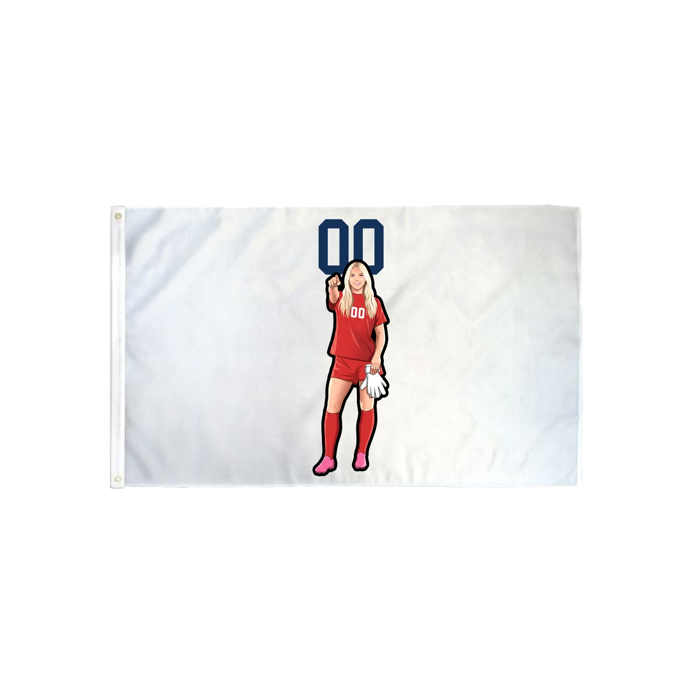 3x5 Flag — Number Top in Classic