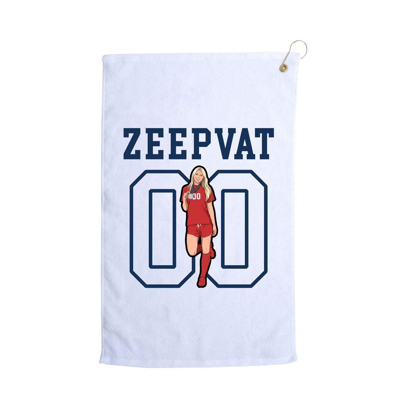 Golf Towel — Shirsey in White